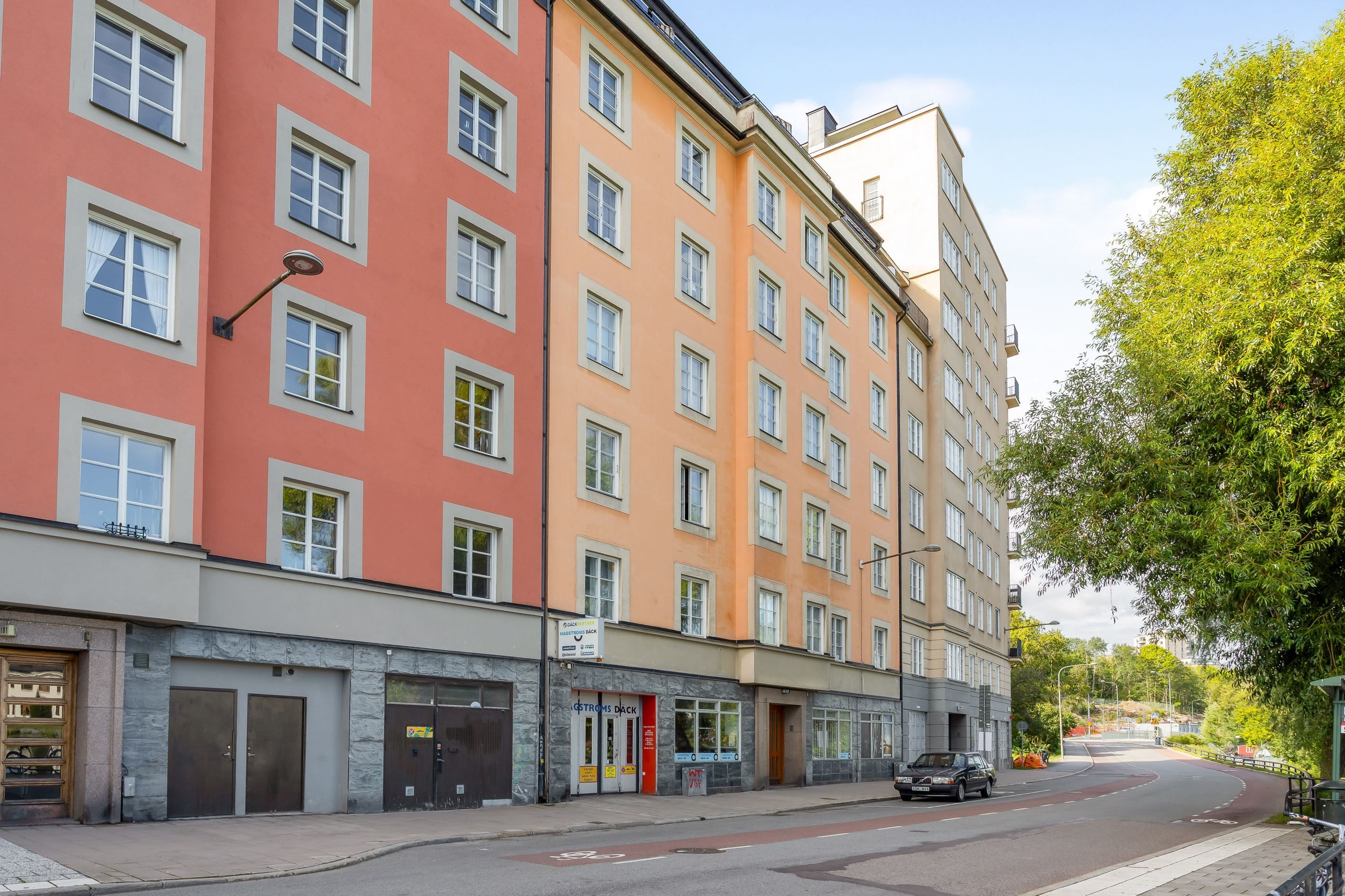 Husets fasad