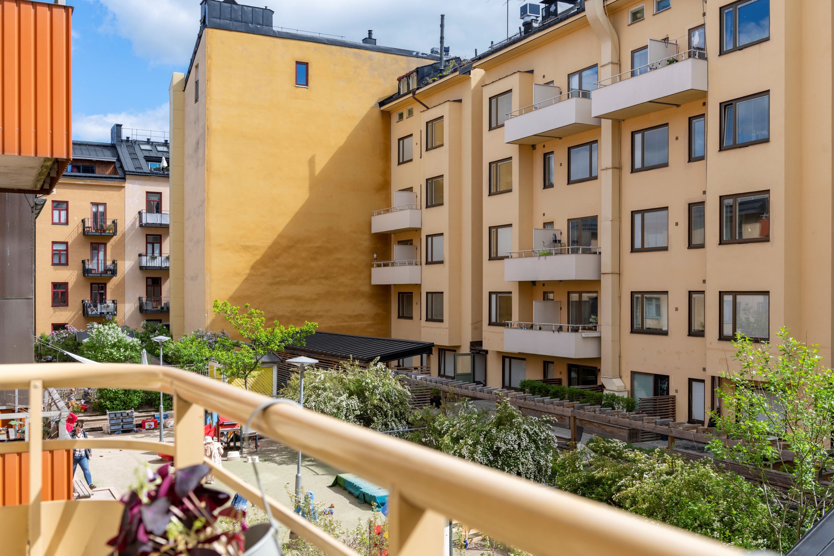 Utsikten under sommaren