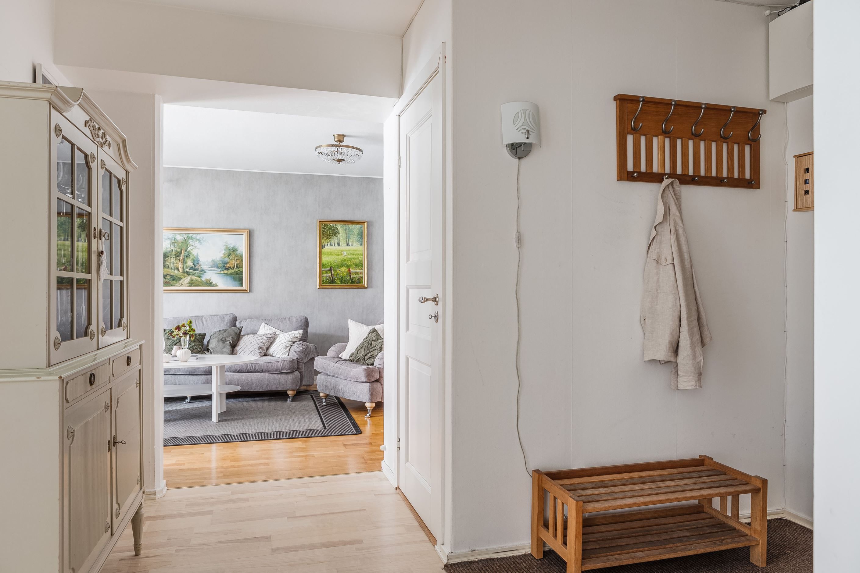 Vy mot vardagsrummet