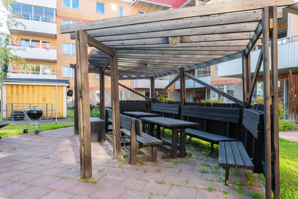 Uteplats på gården