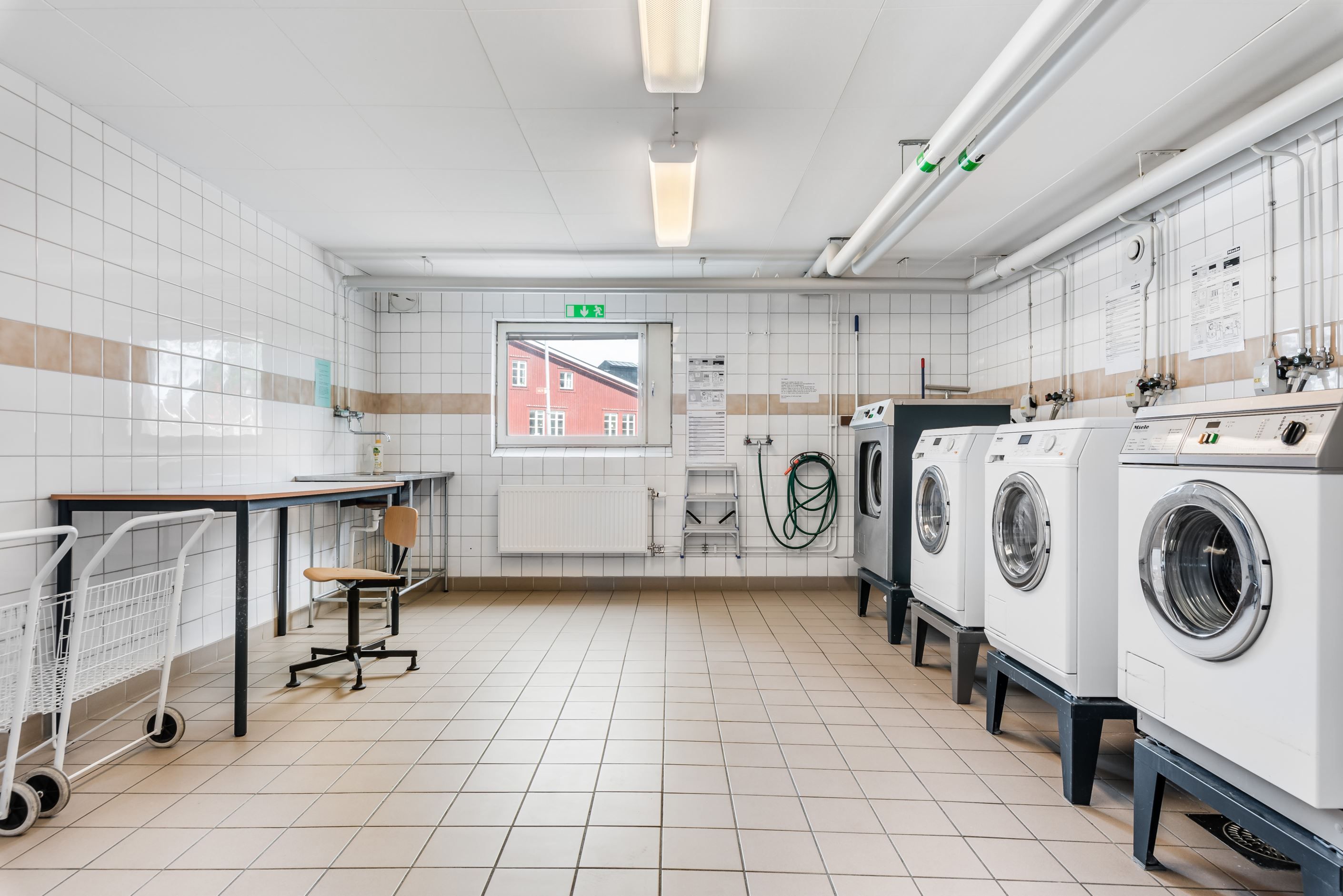 En av föreningens tvättstugor