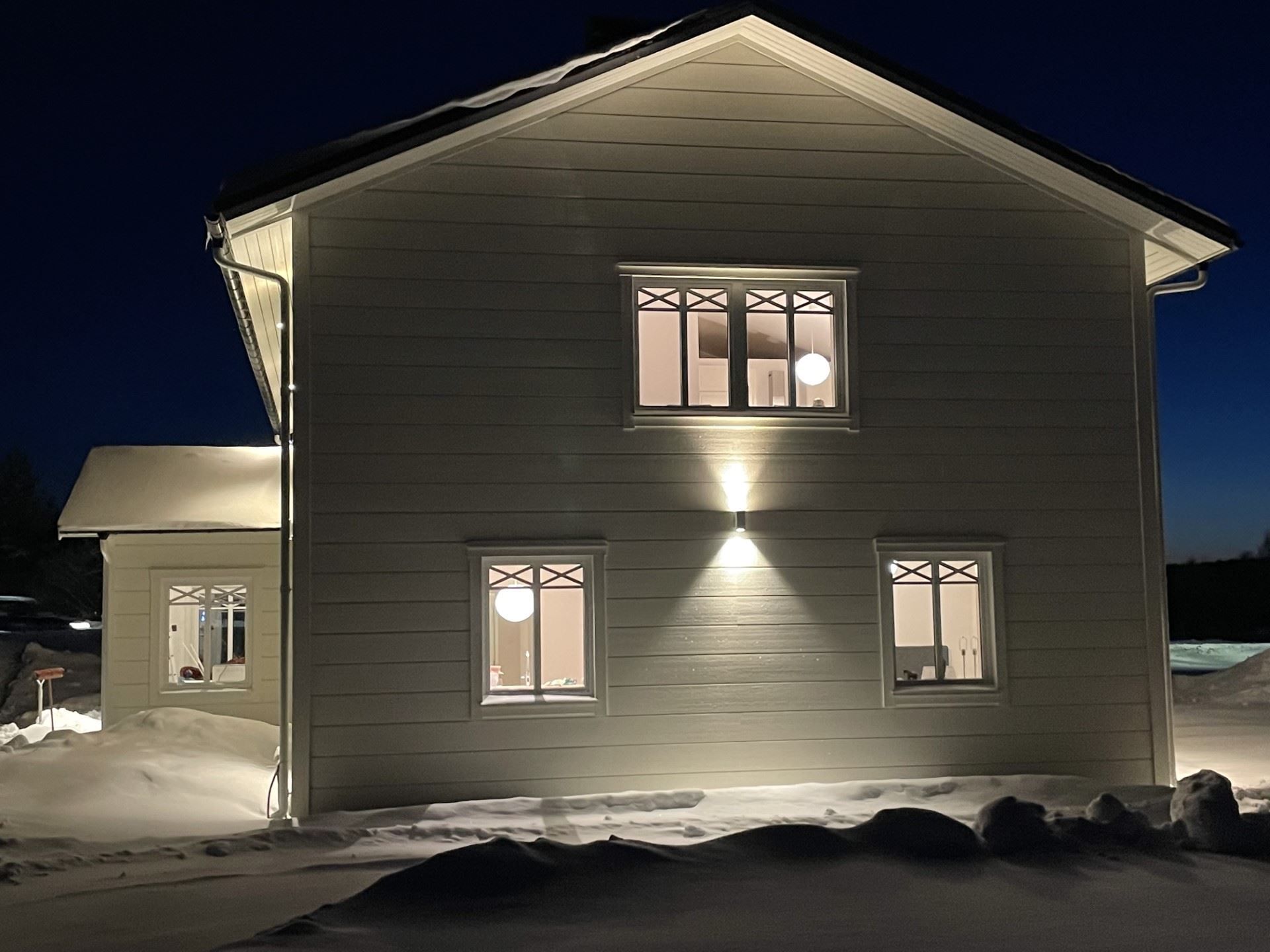 Hus kort sida