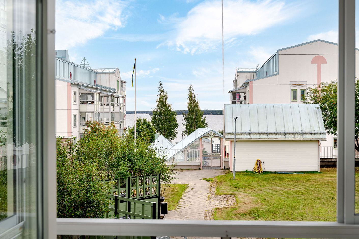 Utsikt från balkongen