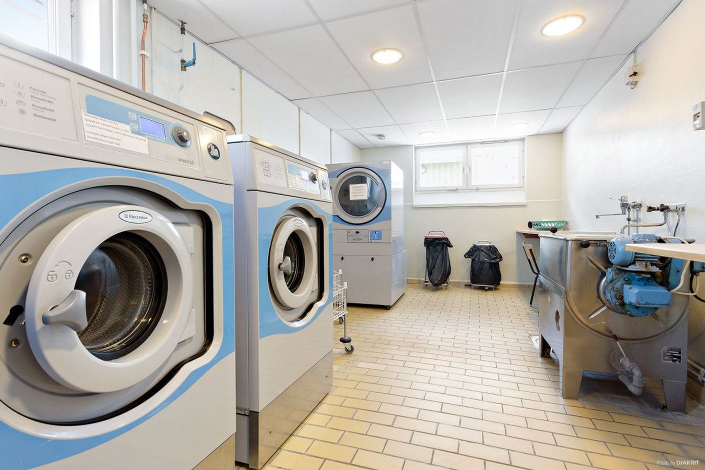 En av föreningens tvättstugor