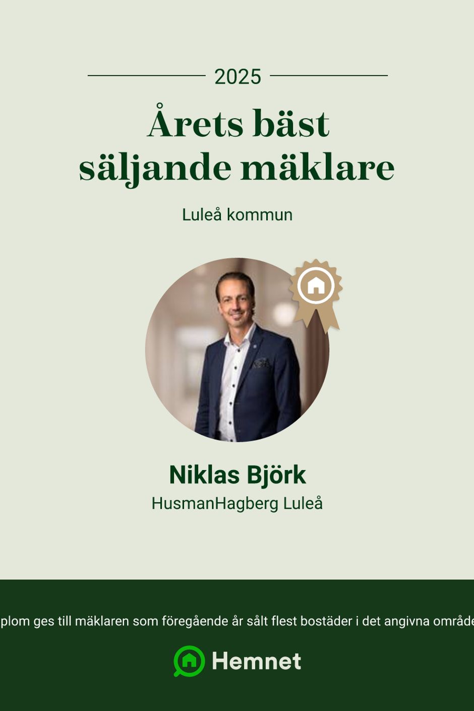 Bästa mäklaren 2025