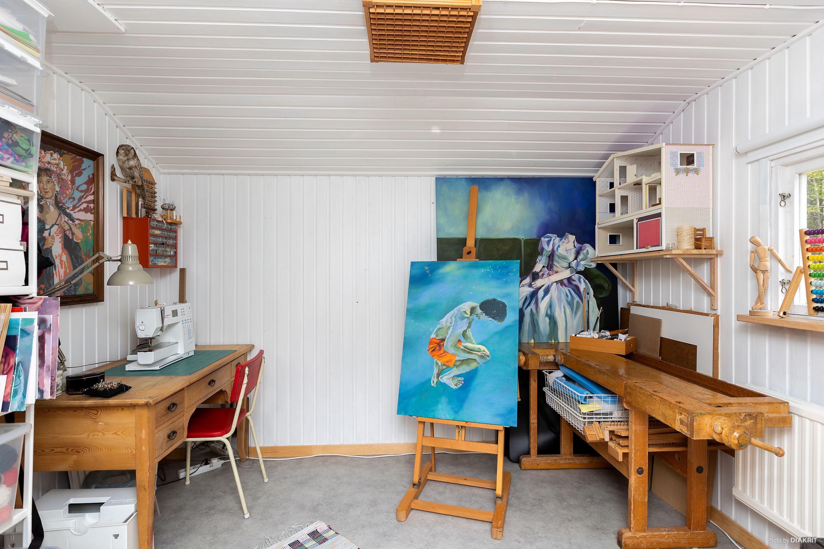 Inrett gårdshus