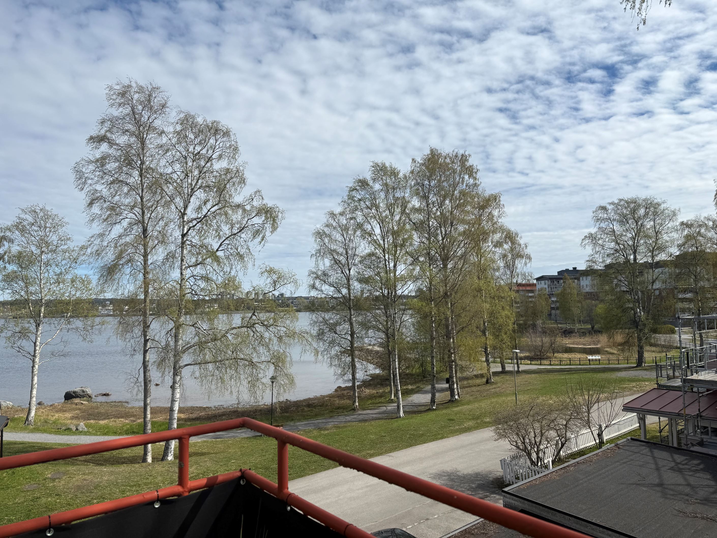 Utsikt från balkong