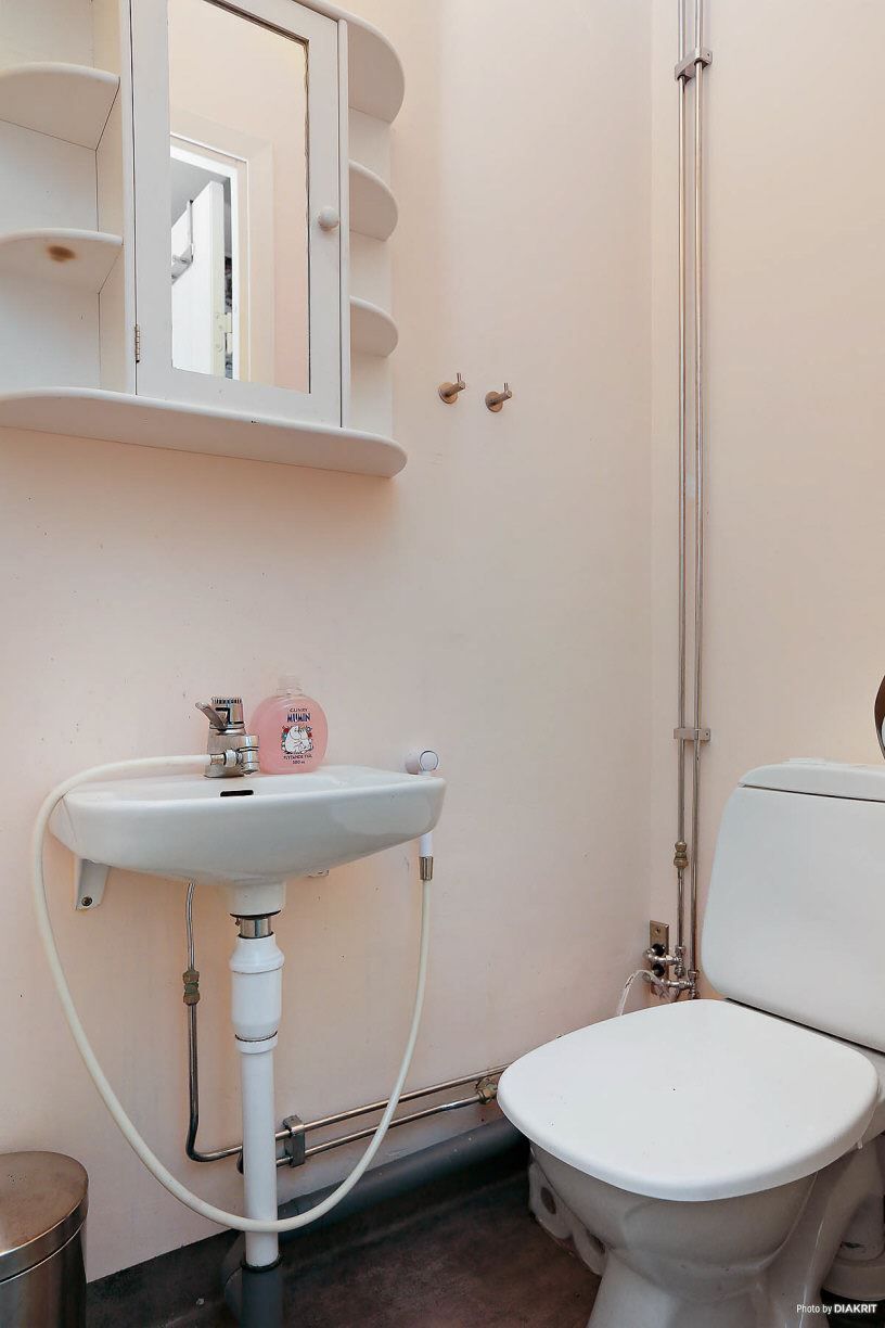 WC i uthyrningsdelen