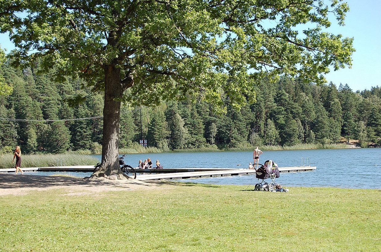 Ängsholmsbadet sommar 1