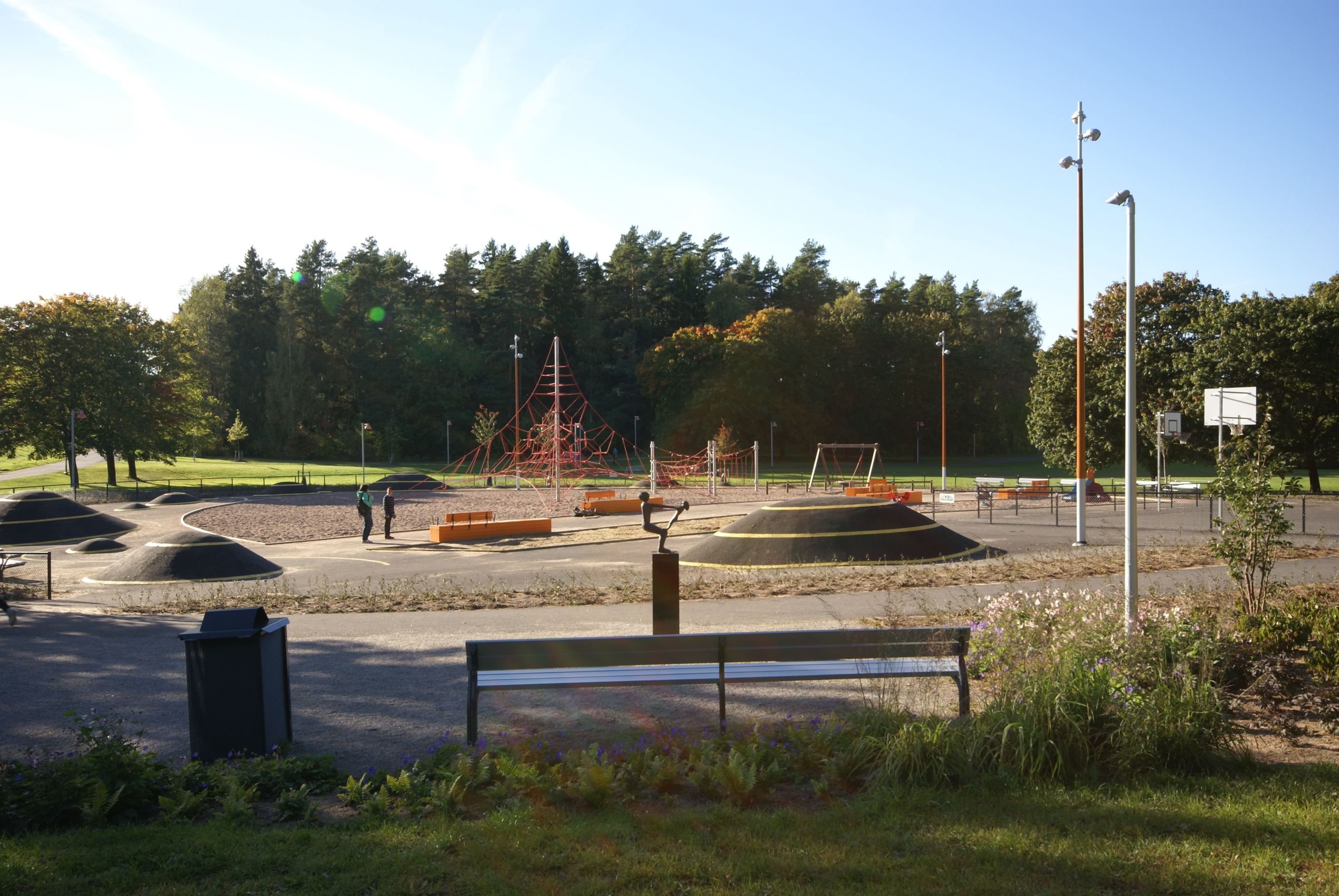 Lekplatsen vid Norskogsbadet