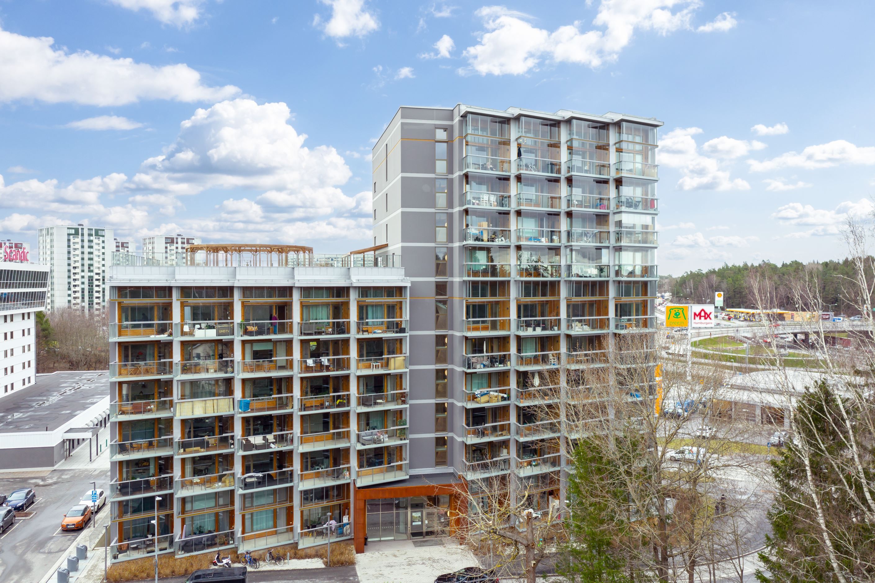 Brf Unum med moderna studios, centralt i Täby!