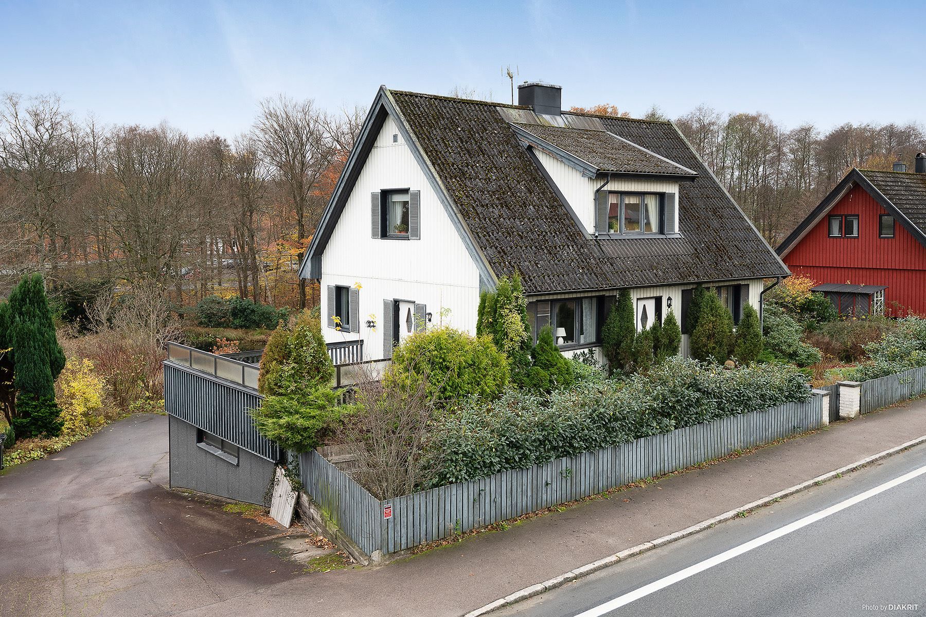 Vy från gatan