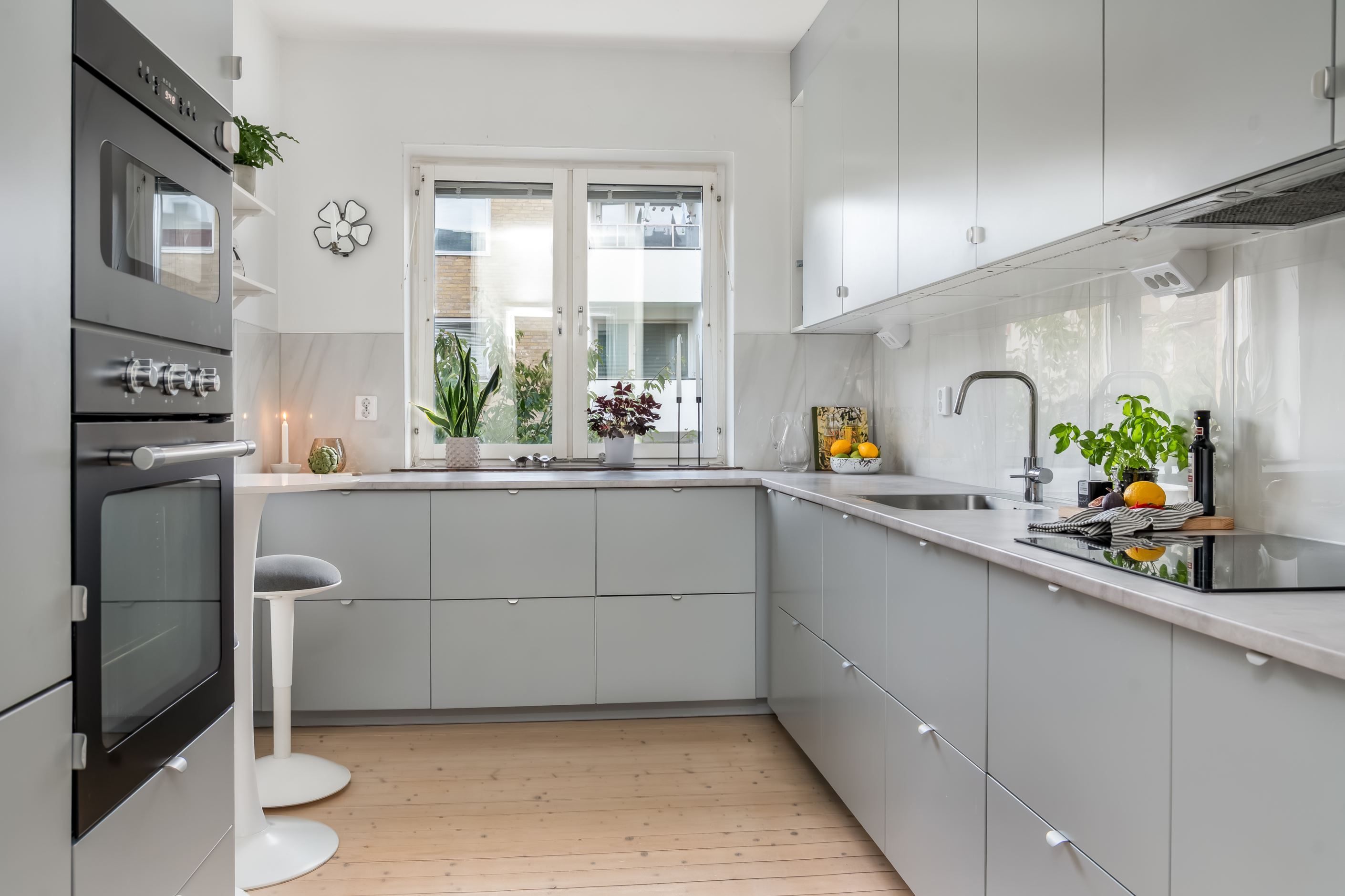 Fräscht kök i tidlös design