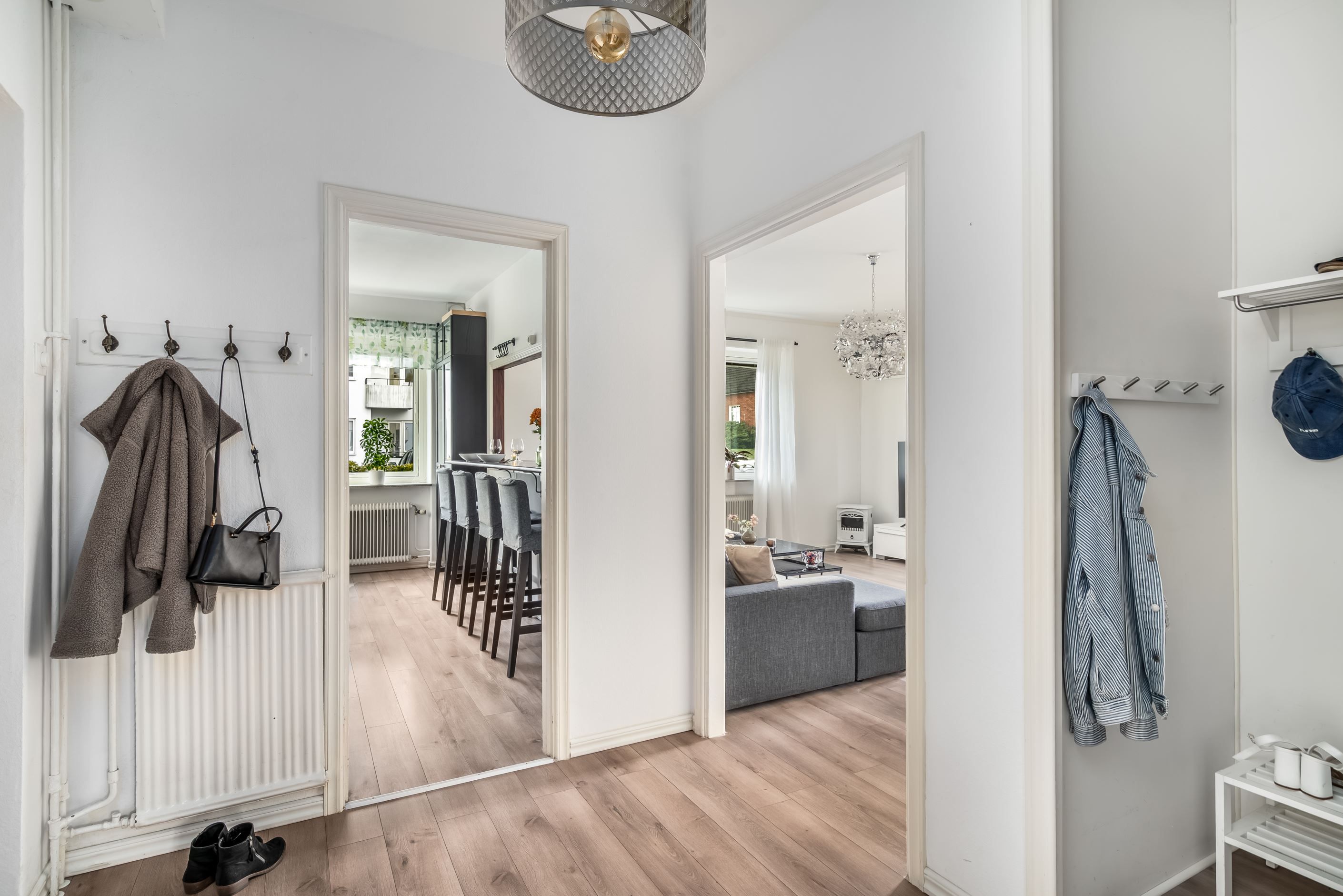 Öppen och rymlig hall