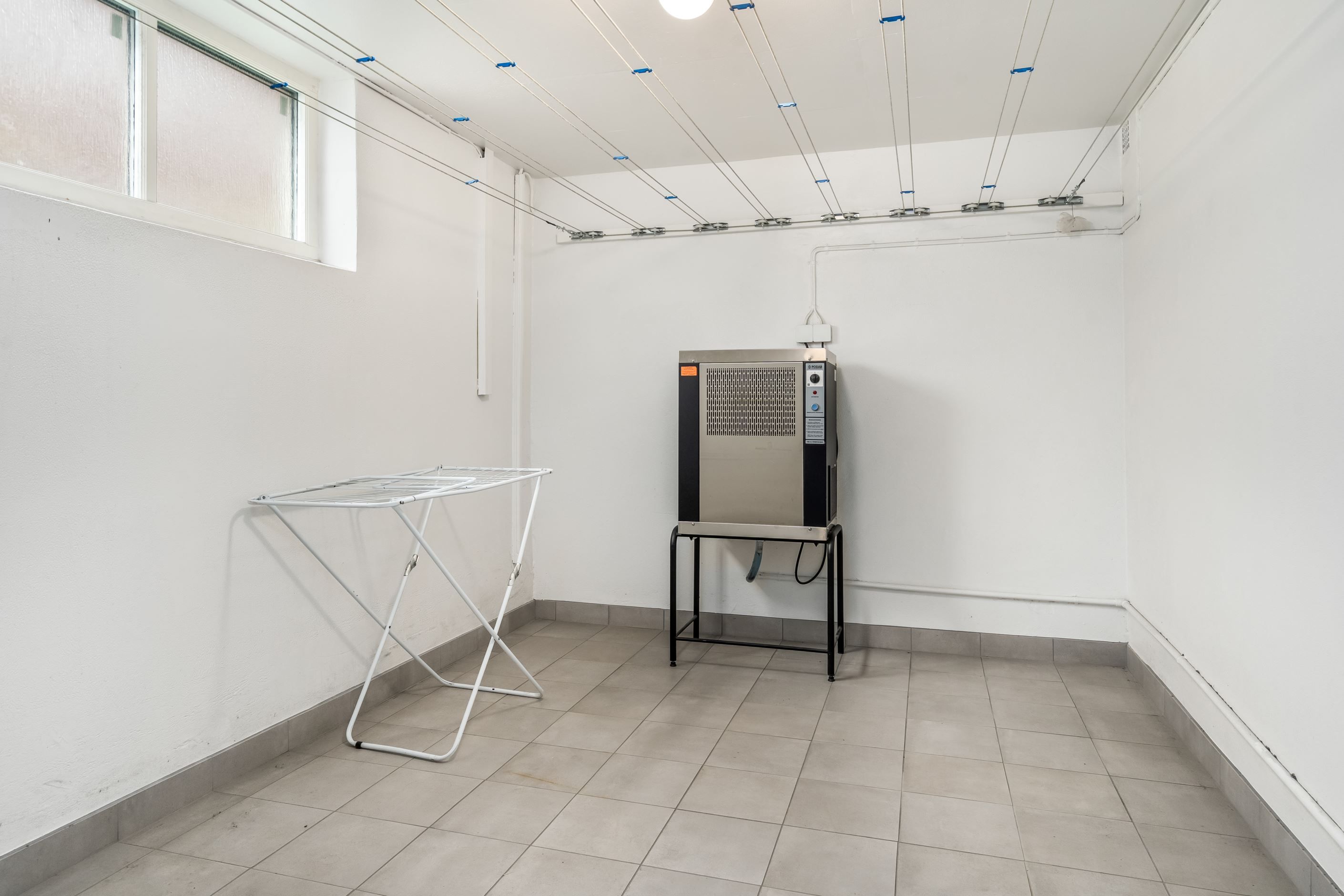 Torkrum i källarplan