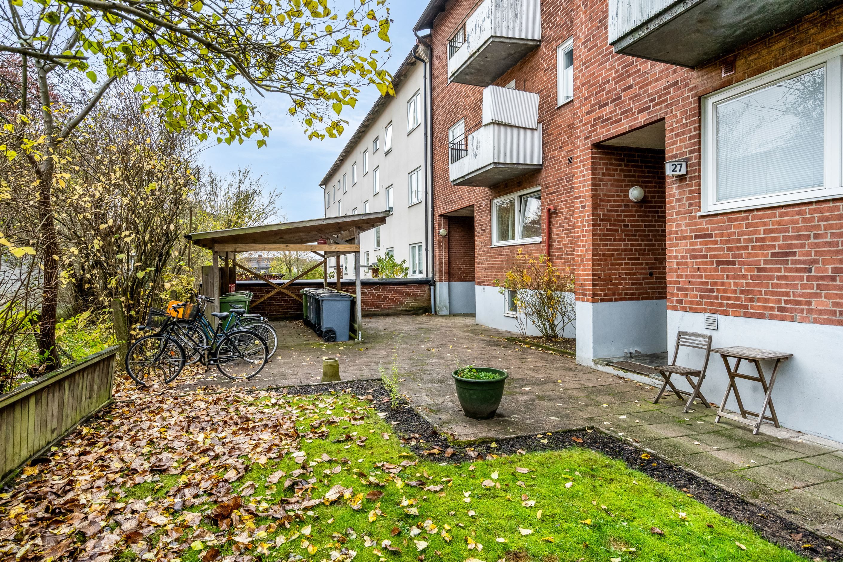 Hus för sopsortering