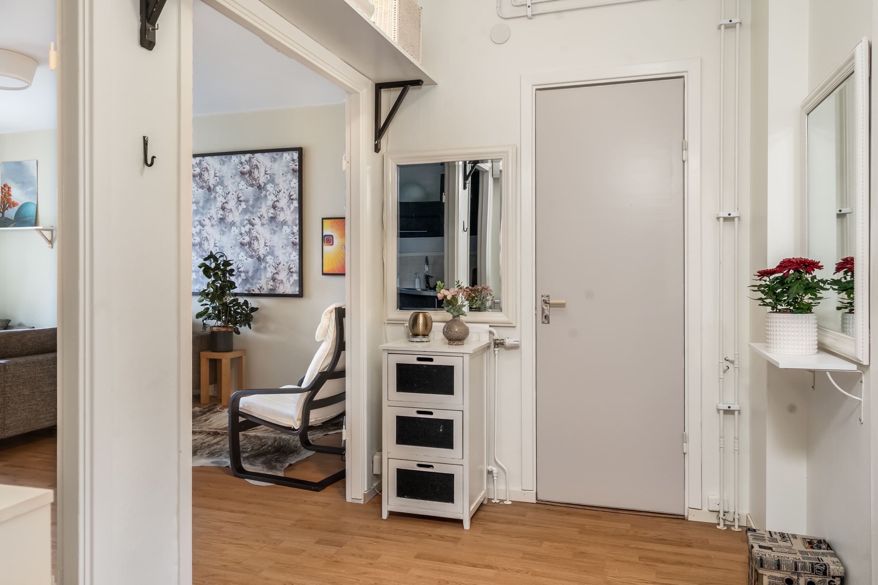 Öppen och rymlig hall