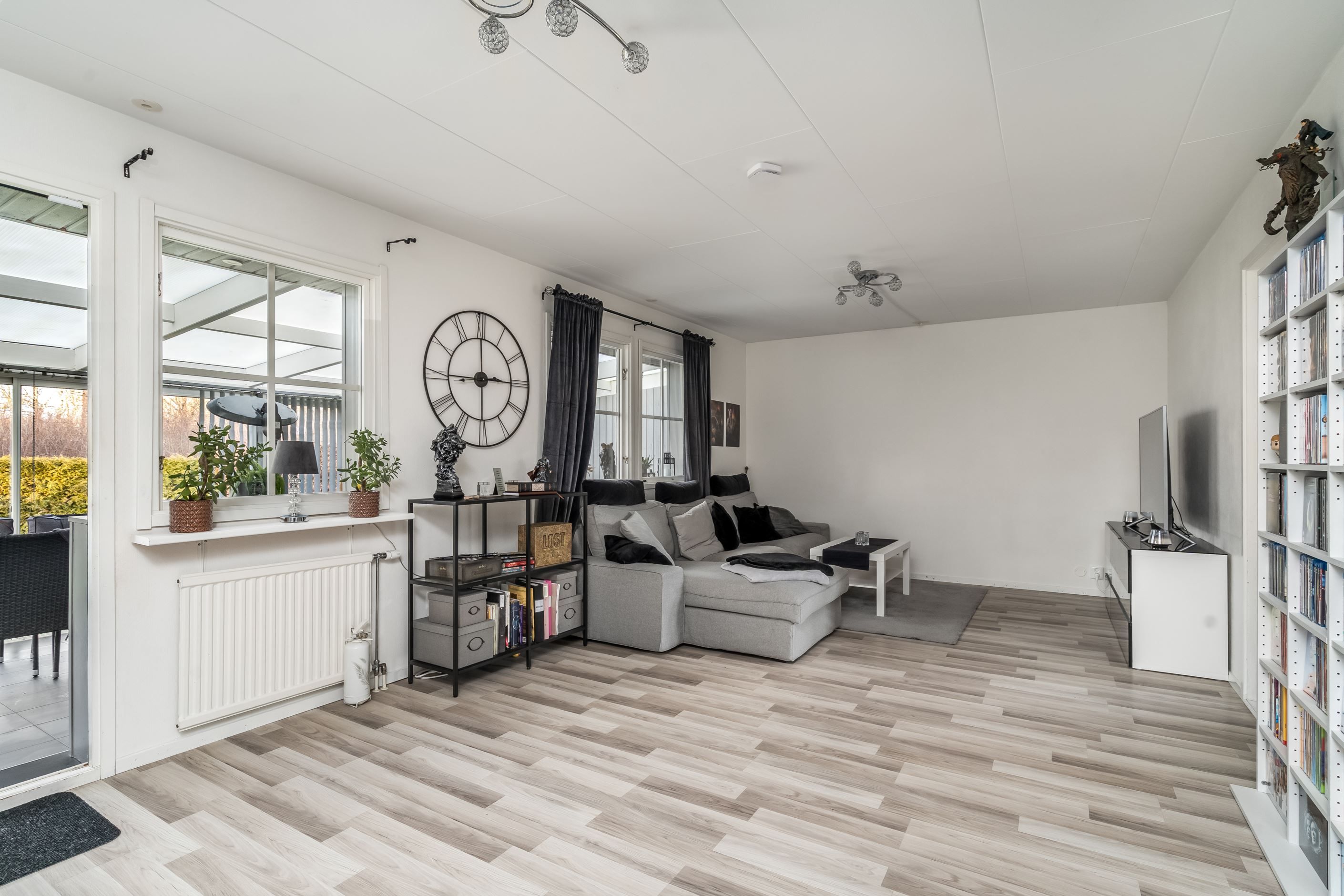 Väl tilltaget vardagsrum