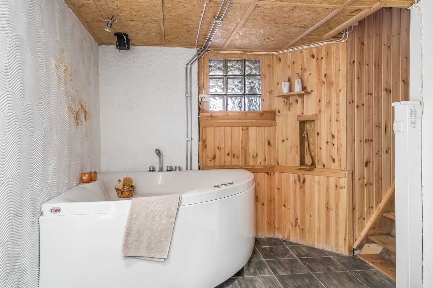 Spa i källaren på annexet