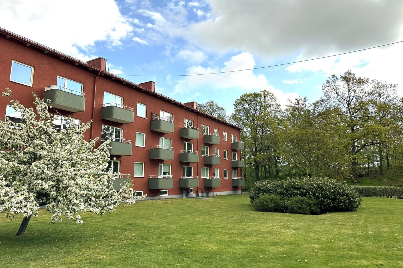 Balkonger i härligt söderläge