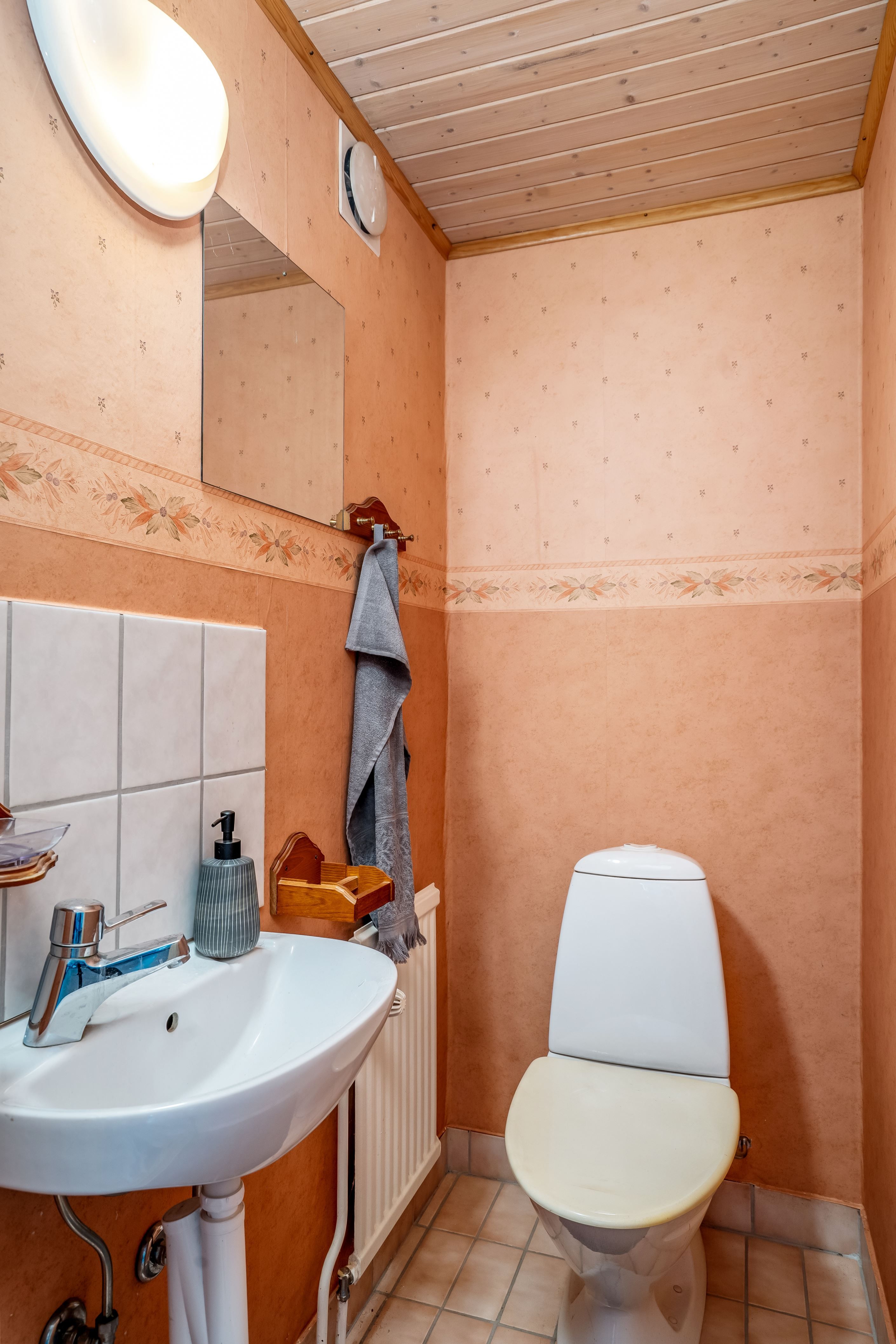 Toalett på källarplan
