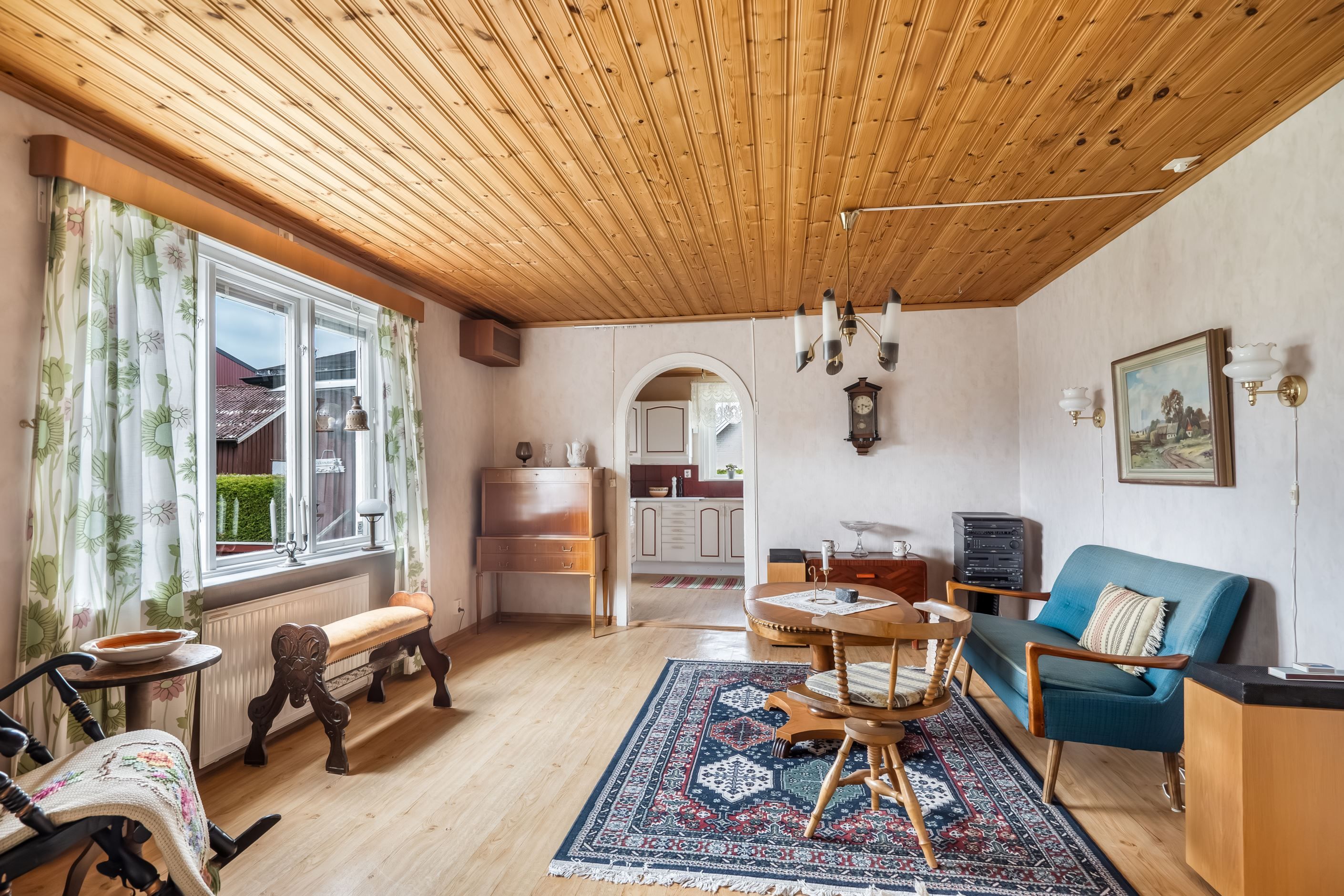 Härligt ljusinsläpp i vardagsrummet