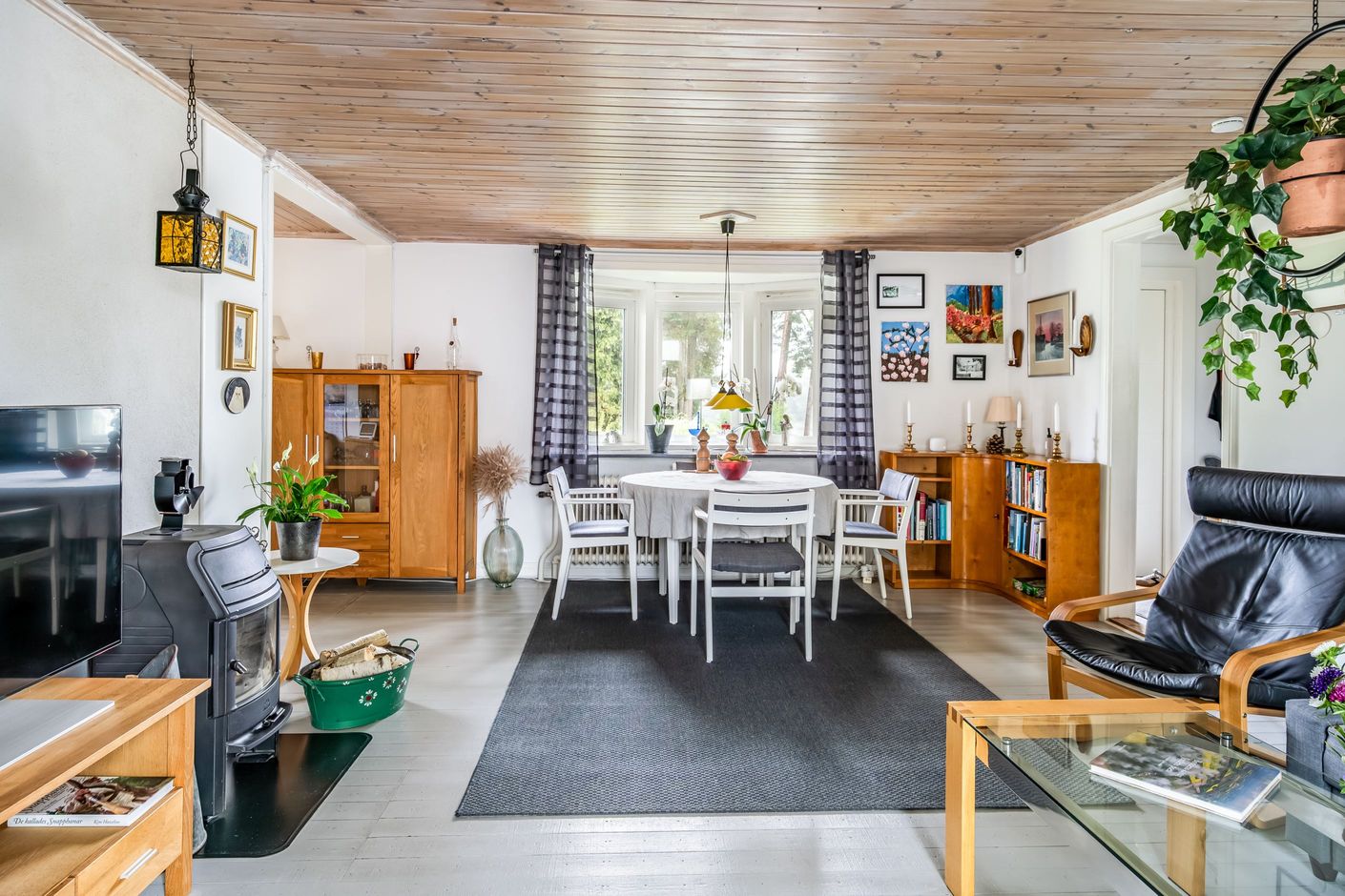 Rymligt vardagsrum