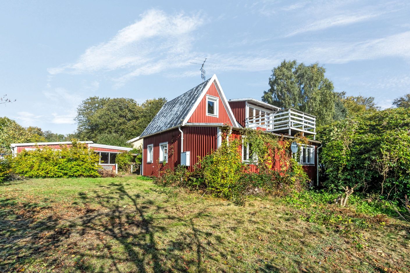 Vy från trädgården