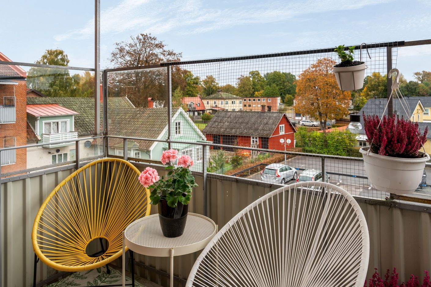 Balkong i österläge