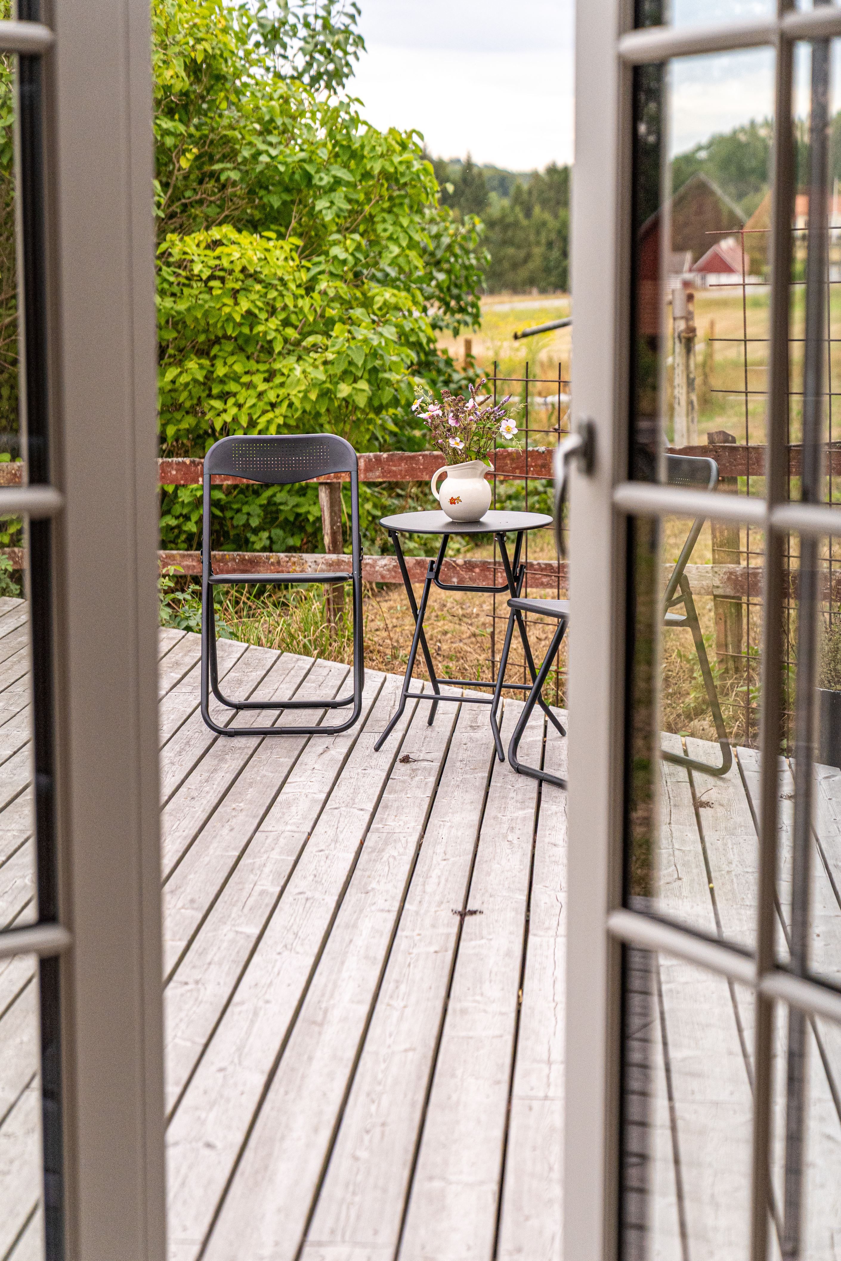 Uteplats att njuta av