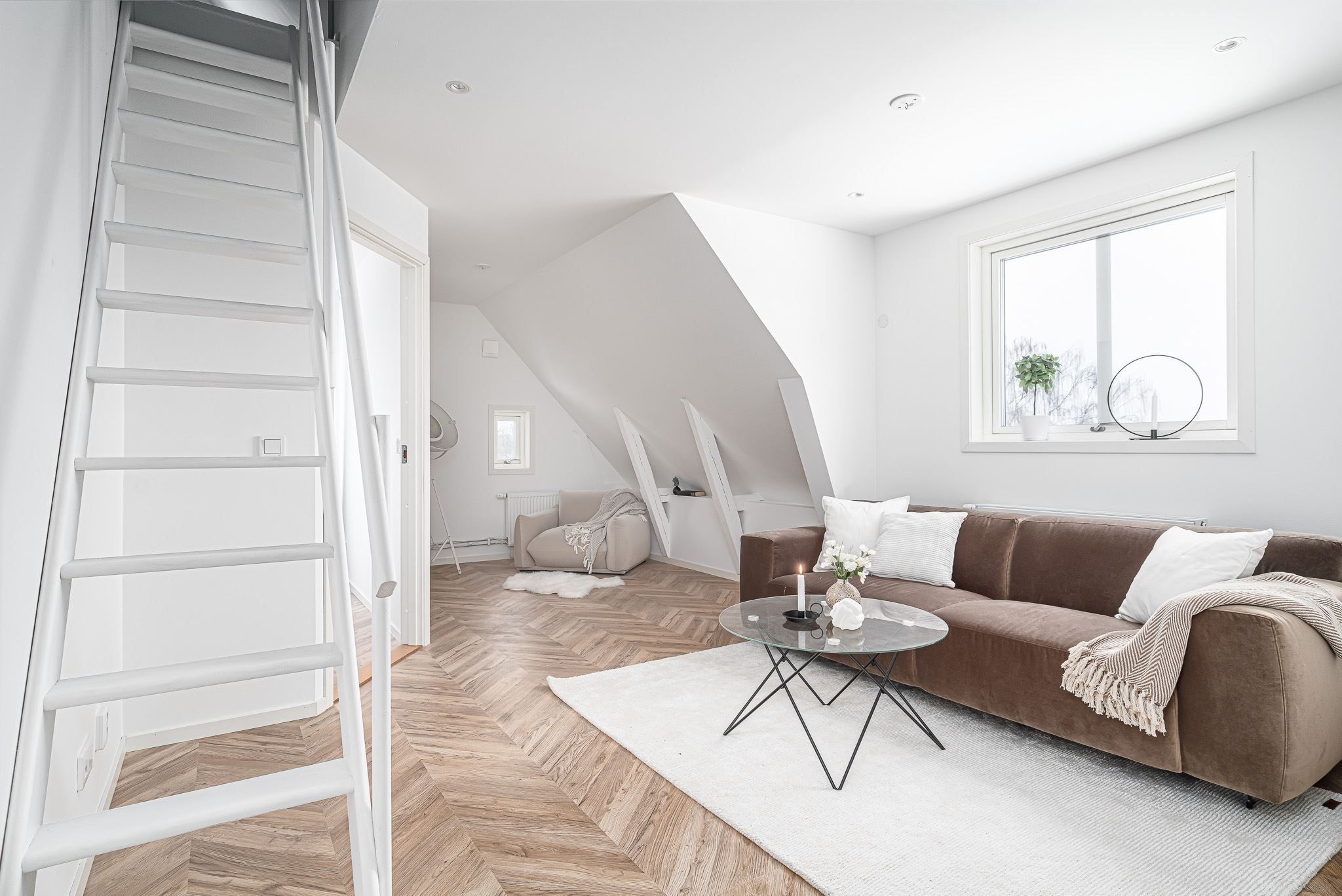 Mysigt allrum på ovanvåningen