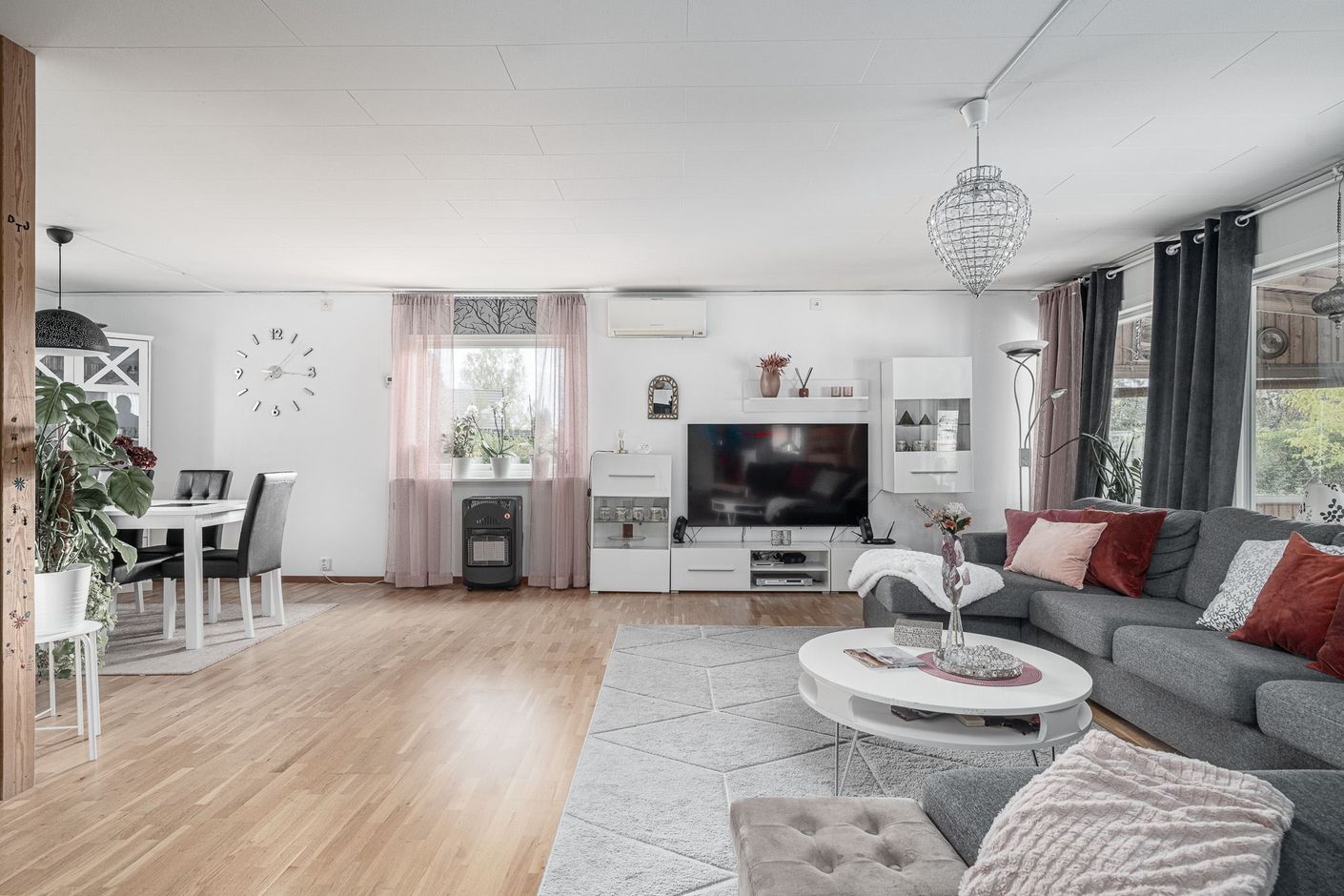 Ljus och öppen planlösning