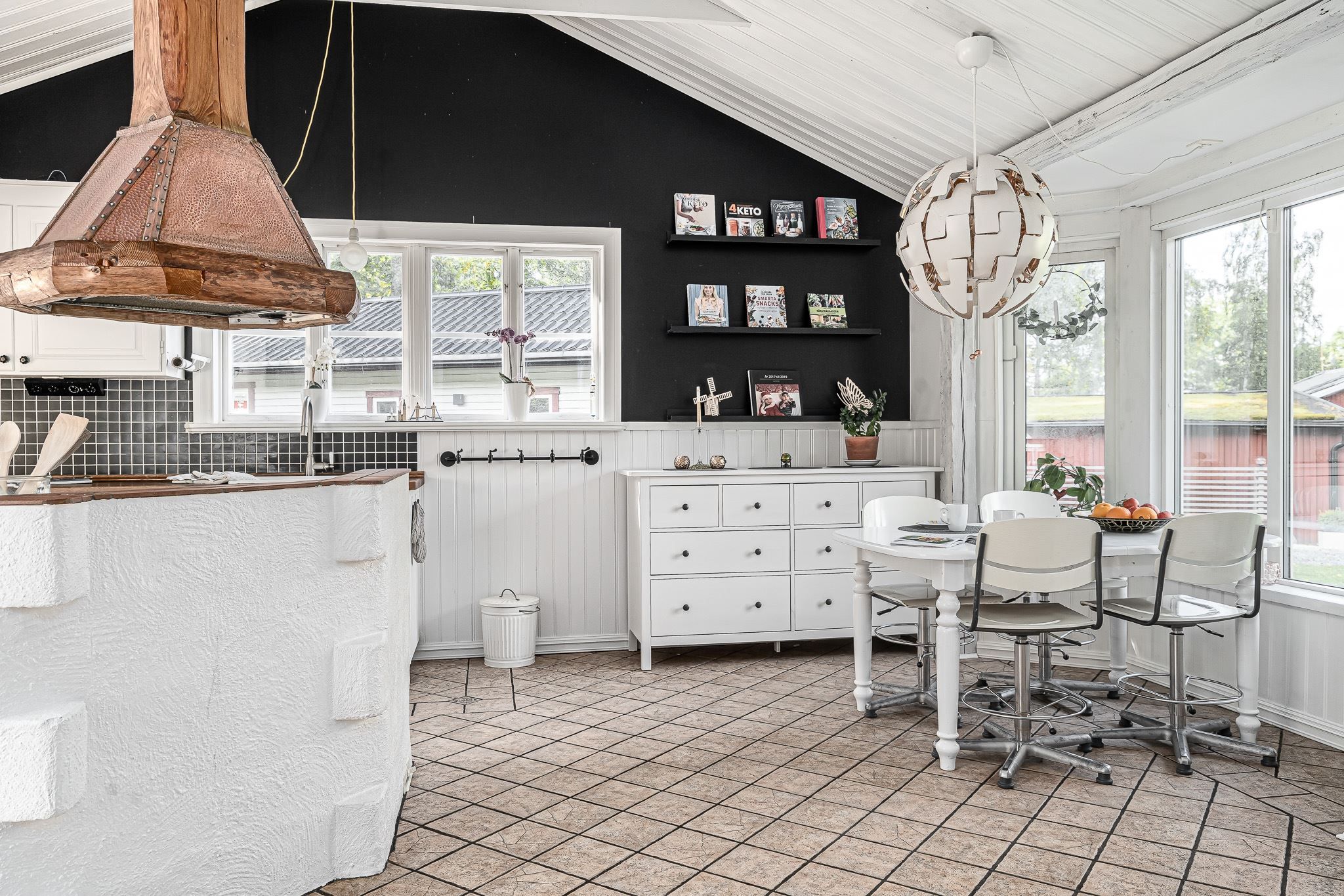 Kök med rustik känsla