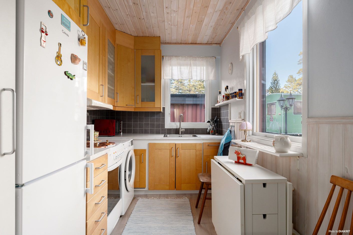 Kök med mycket förvaring