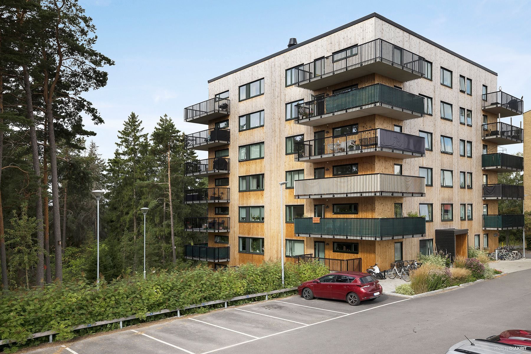 Fasad från entrésidan