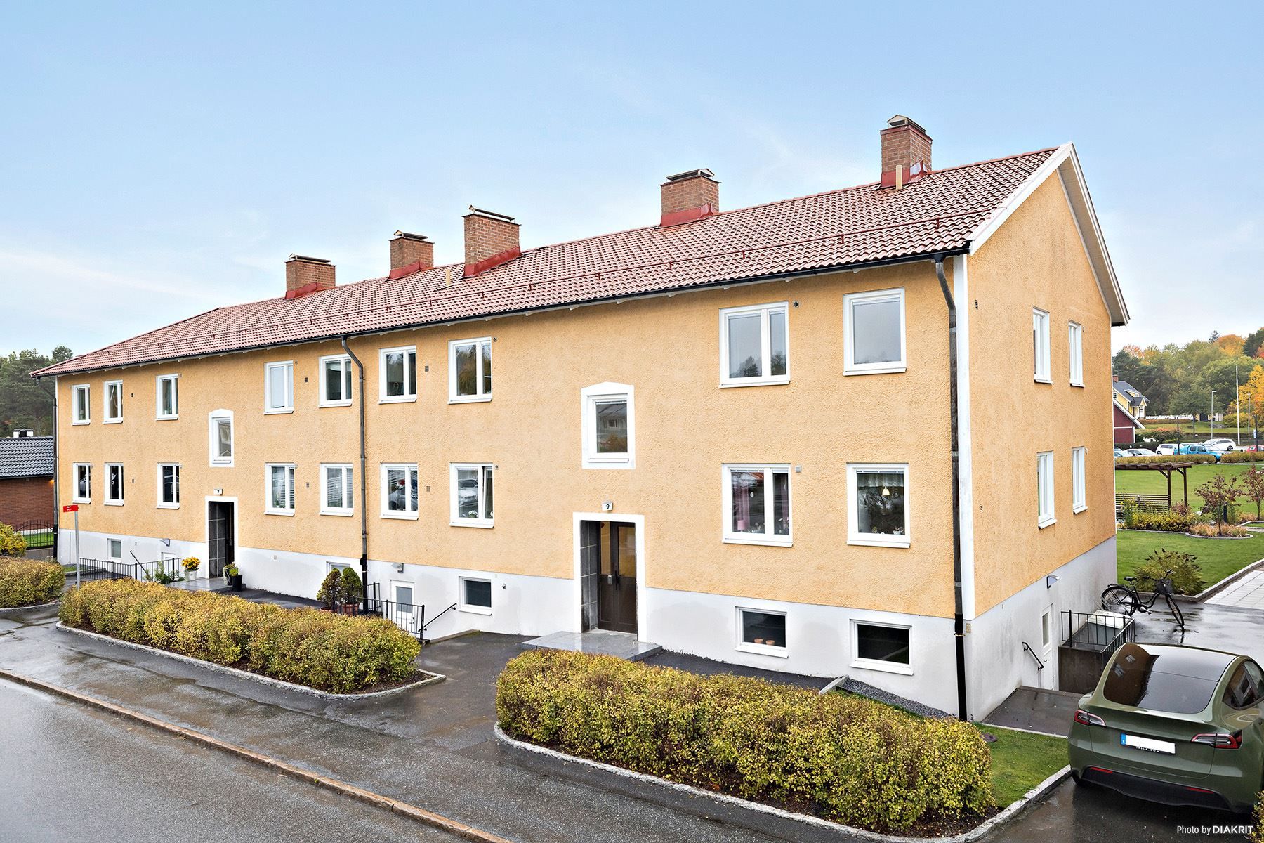 Fasad från entrésidan