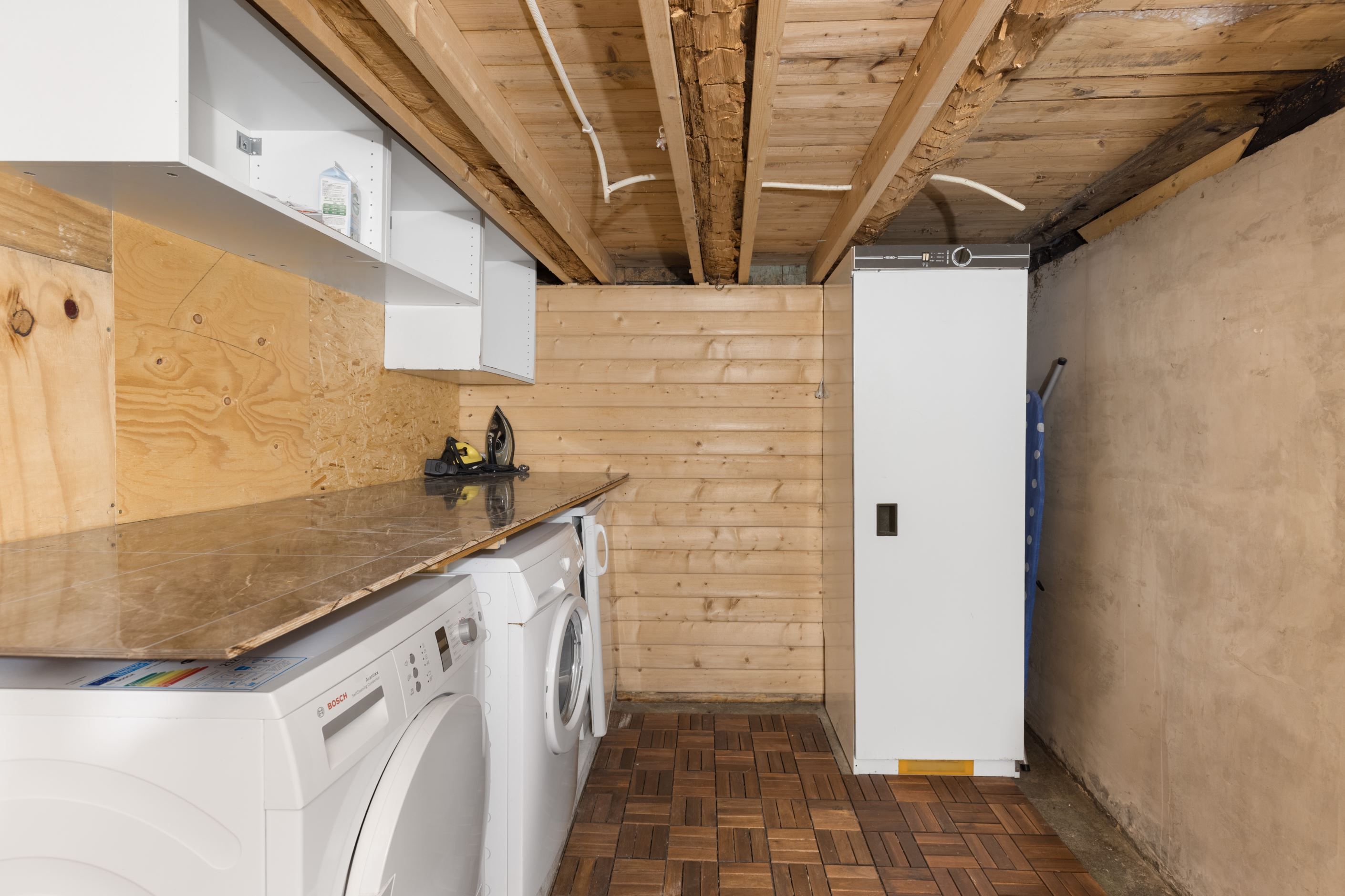 Tvättstuga i källaren