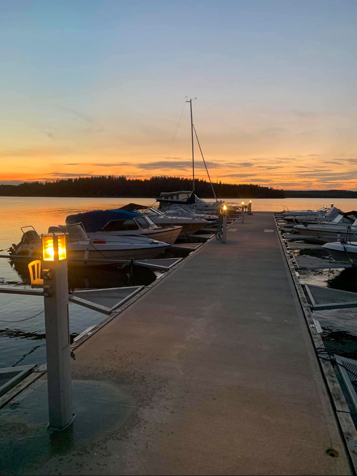 Bryggan på gångavstånd från huset
