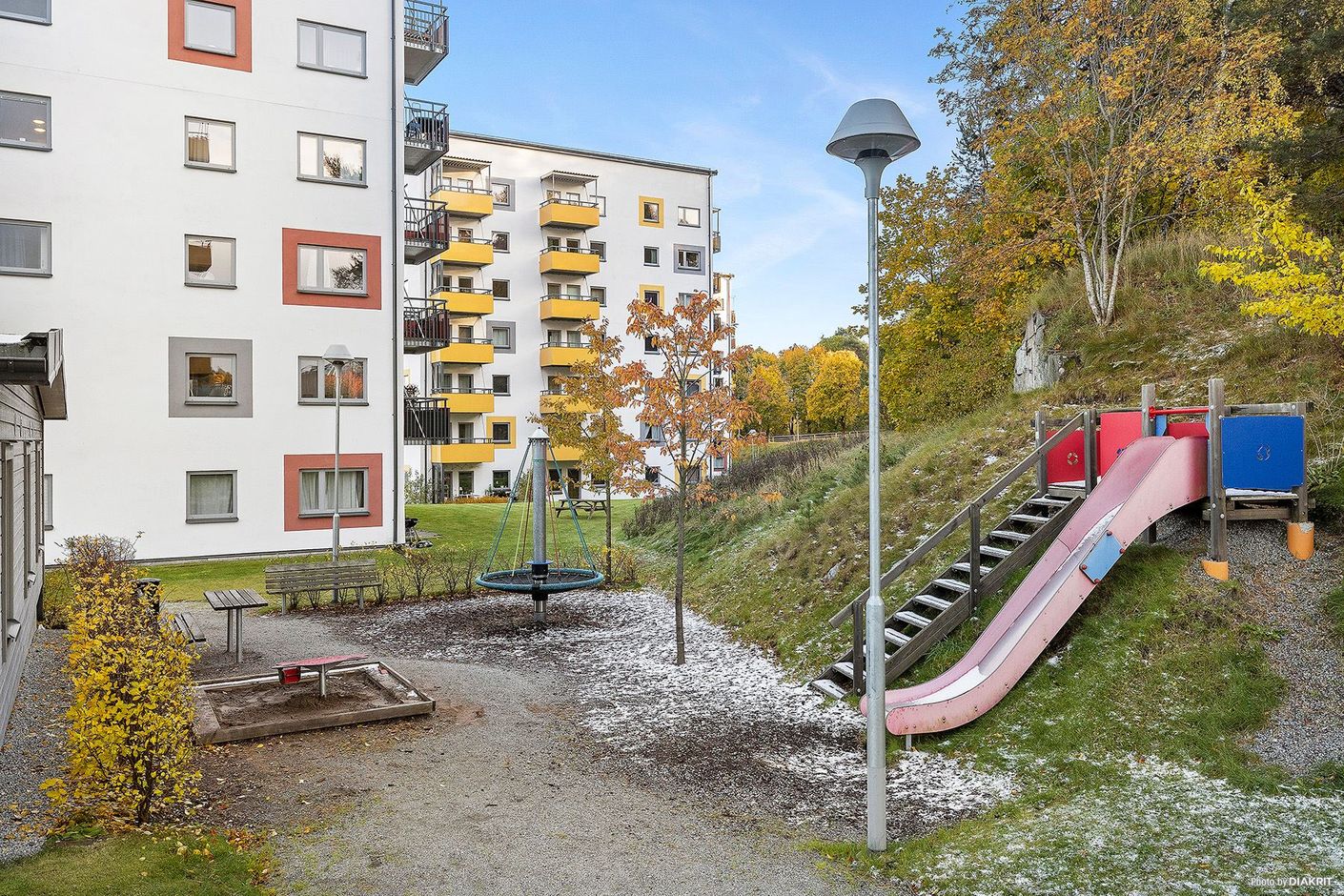 Lekplats i området