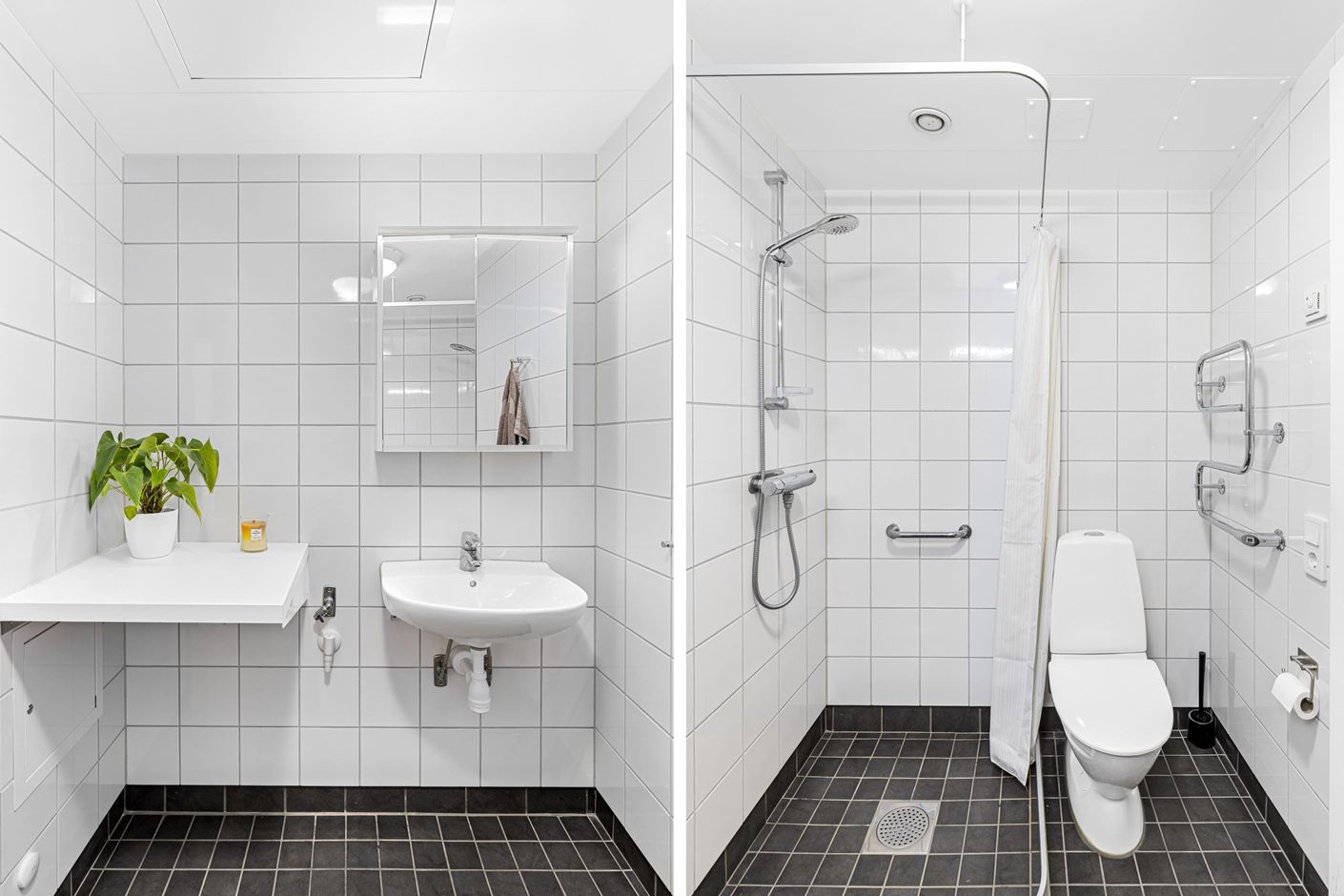 Förberedd för tvättmaskin