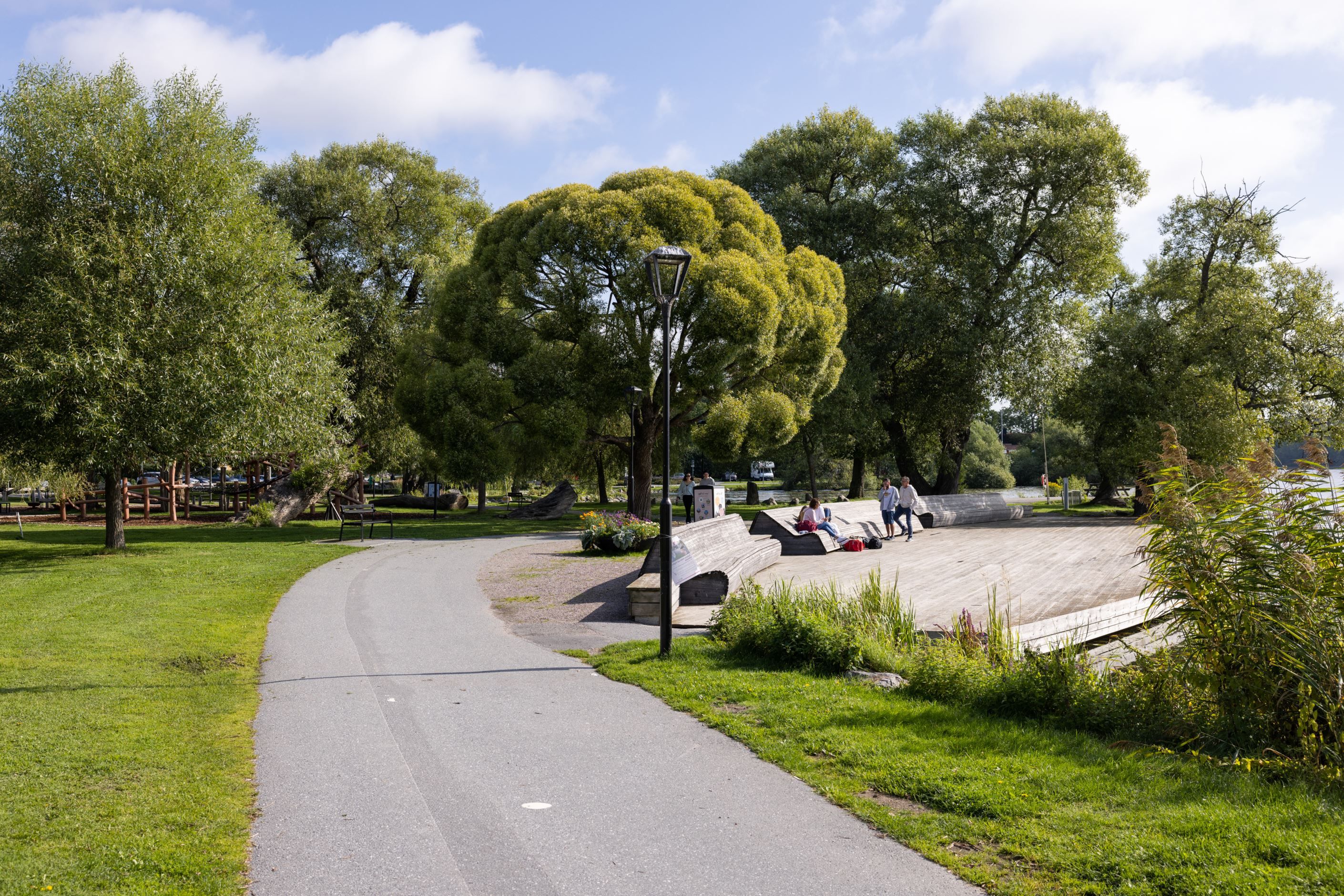 Fina promenadstråk