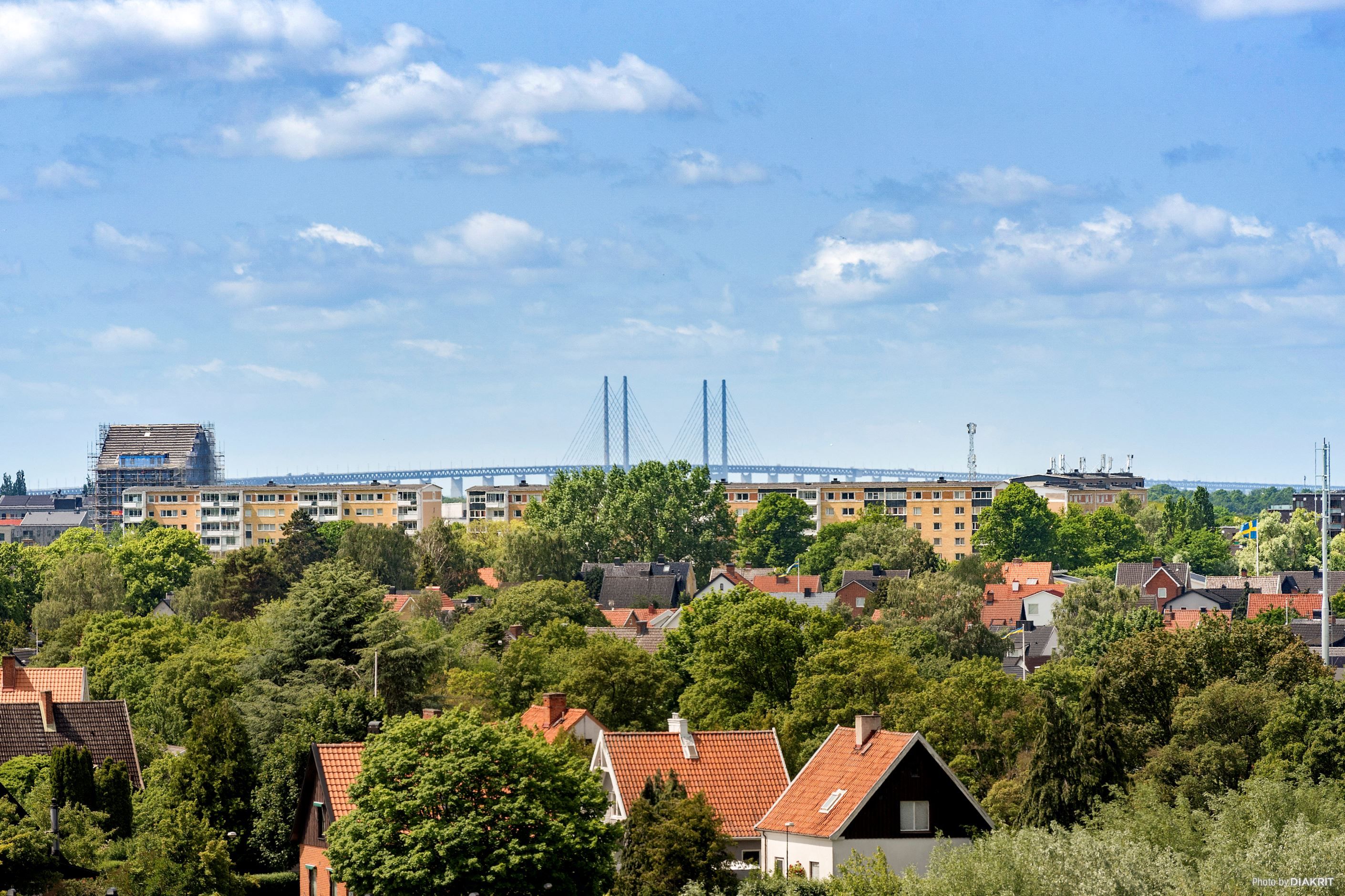 Utsikt från balkong