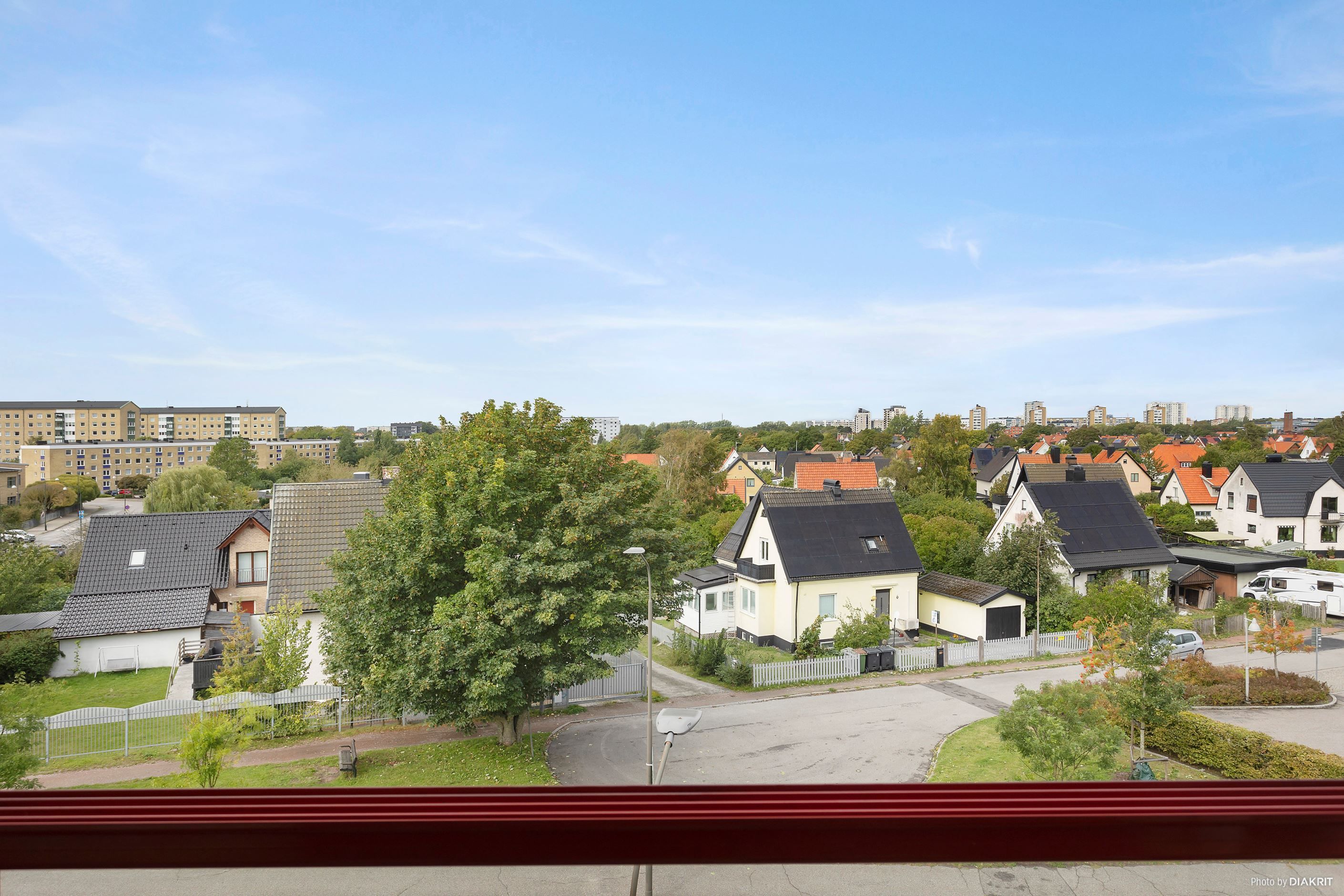 Utsikt från balkong