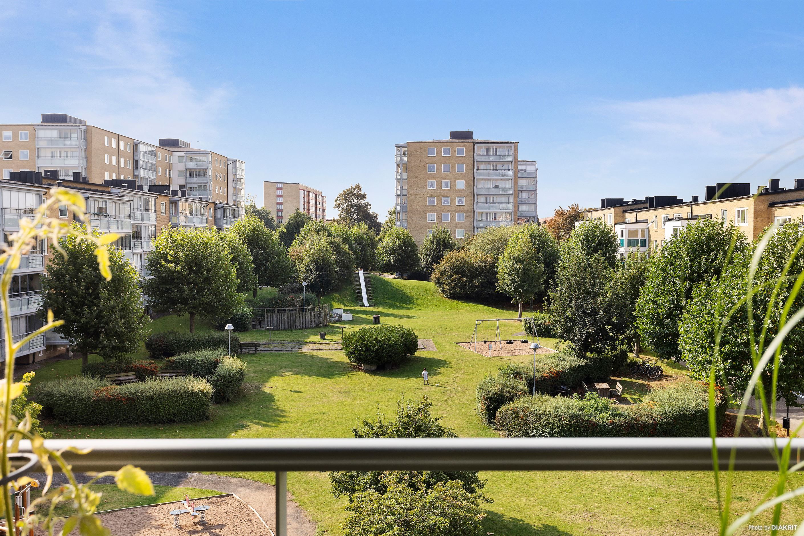 Utsikt från balkong