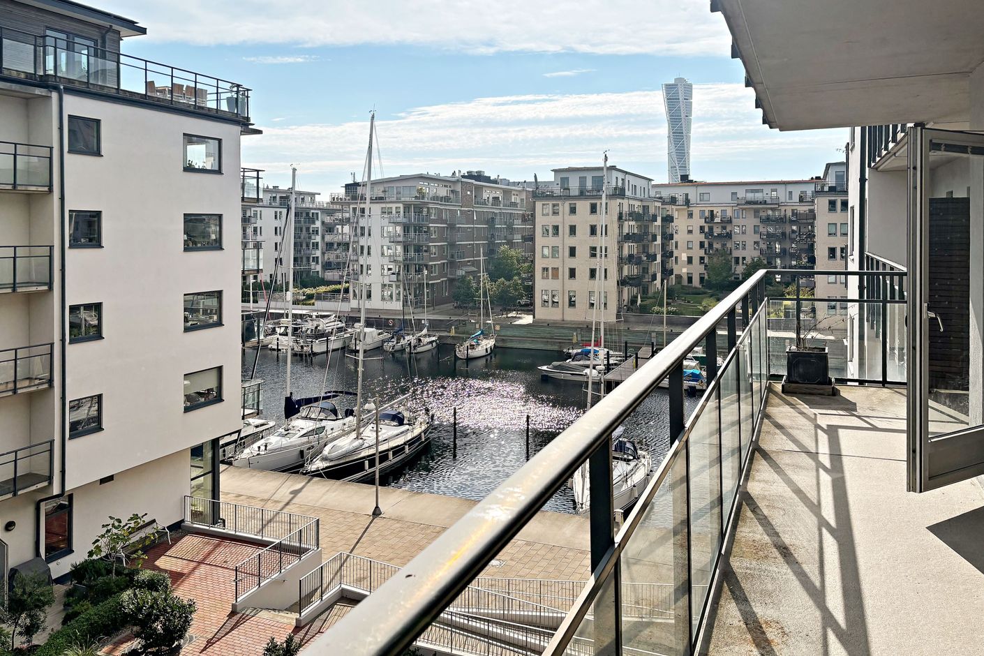 Balkong med utsikt