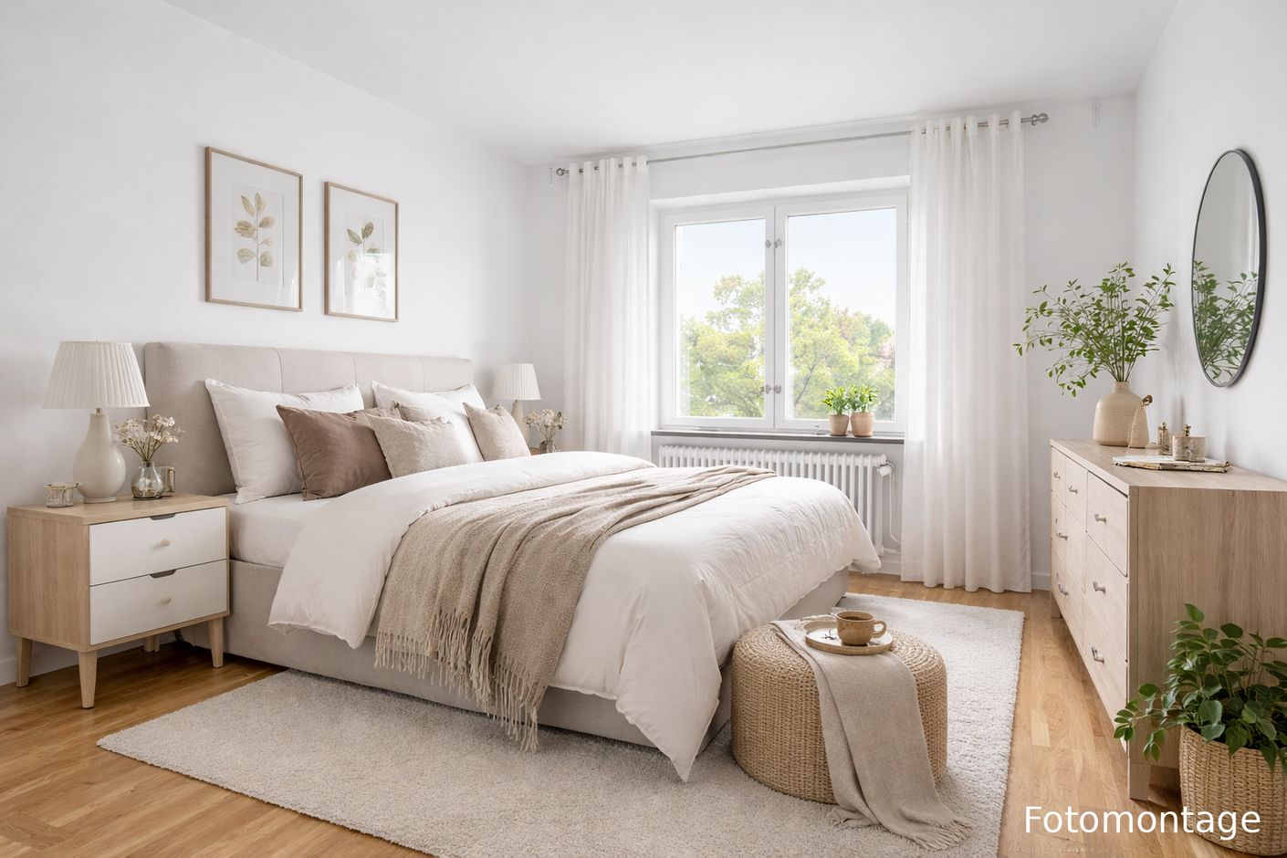 bedroom fotomontage