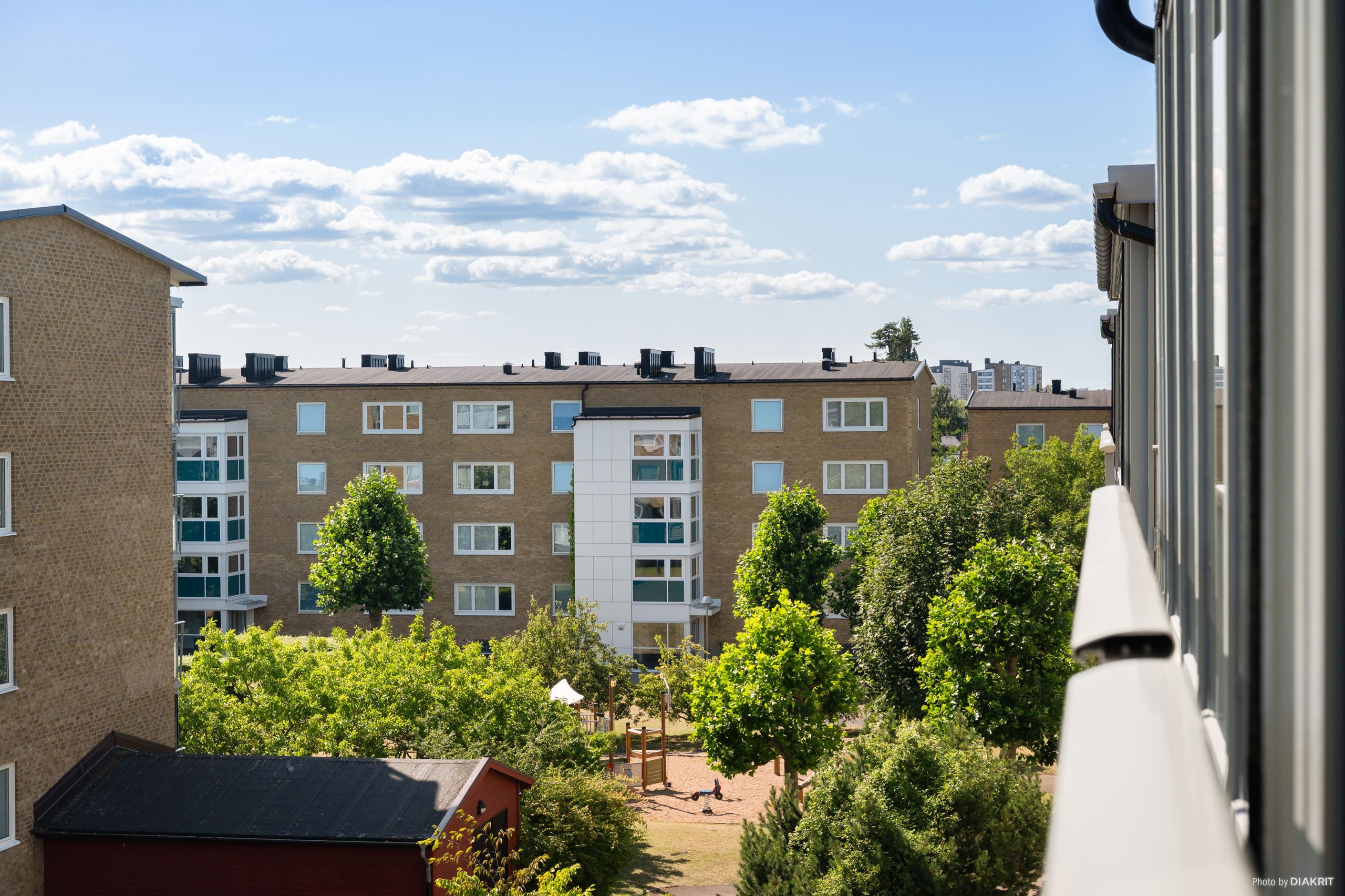 Utsikt från balkong