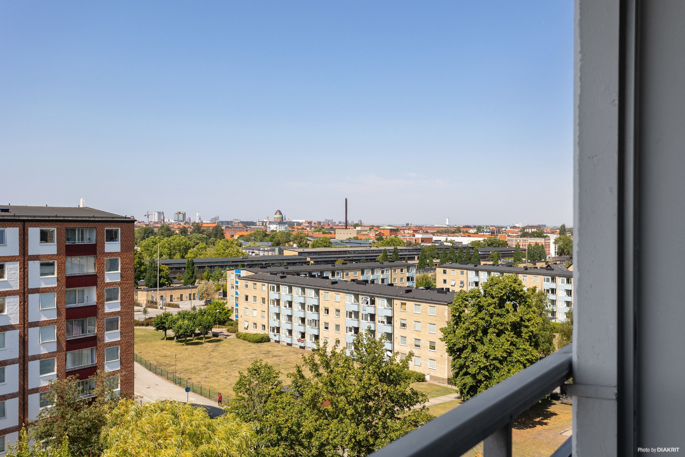 Utsikt från balkong