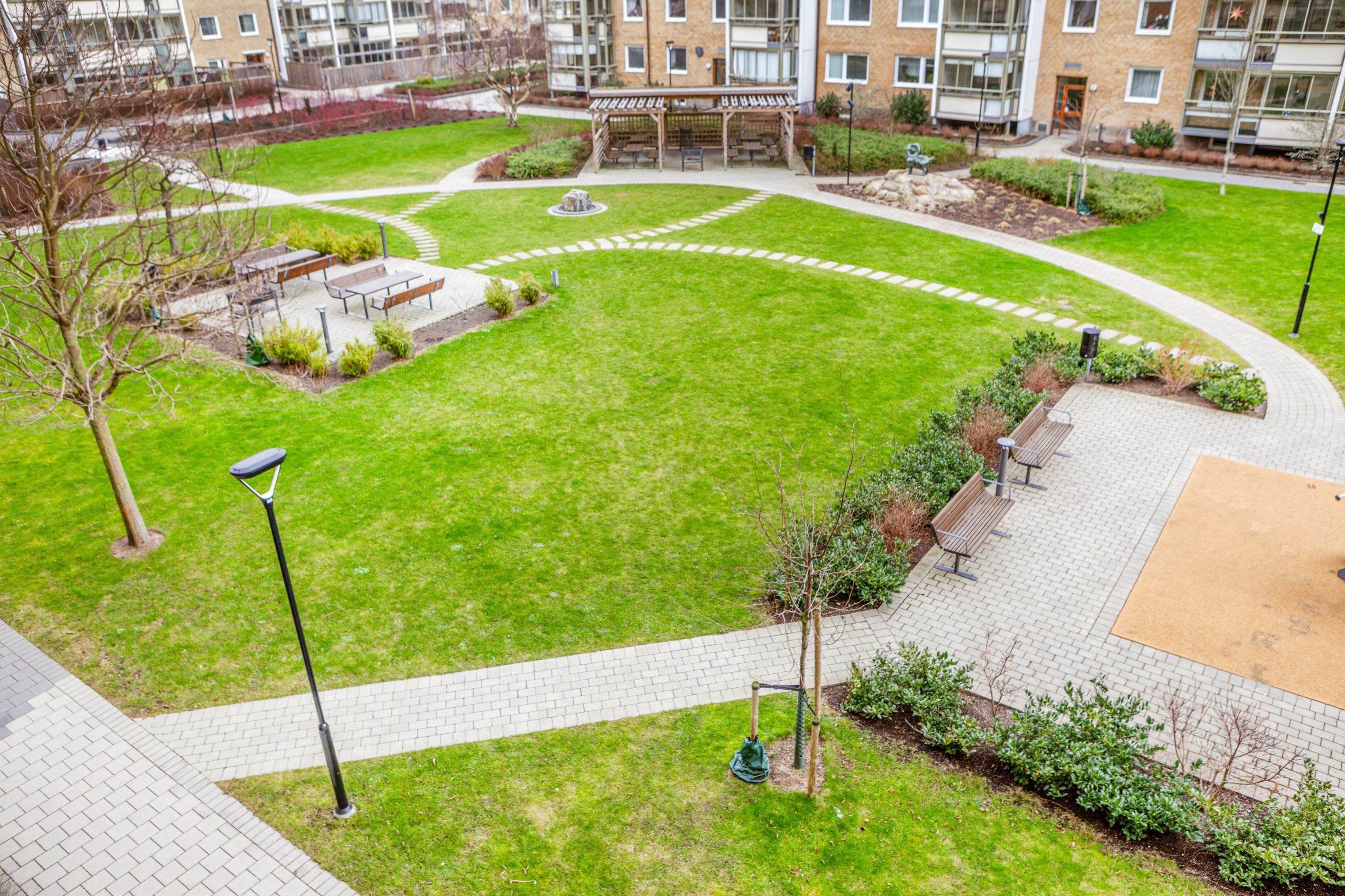Utsikt från balkong