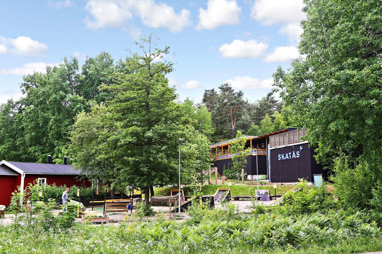 Skatås motionsområde samt närhet till Delsjön